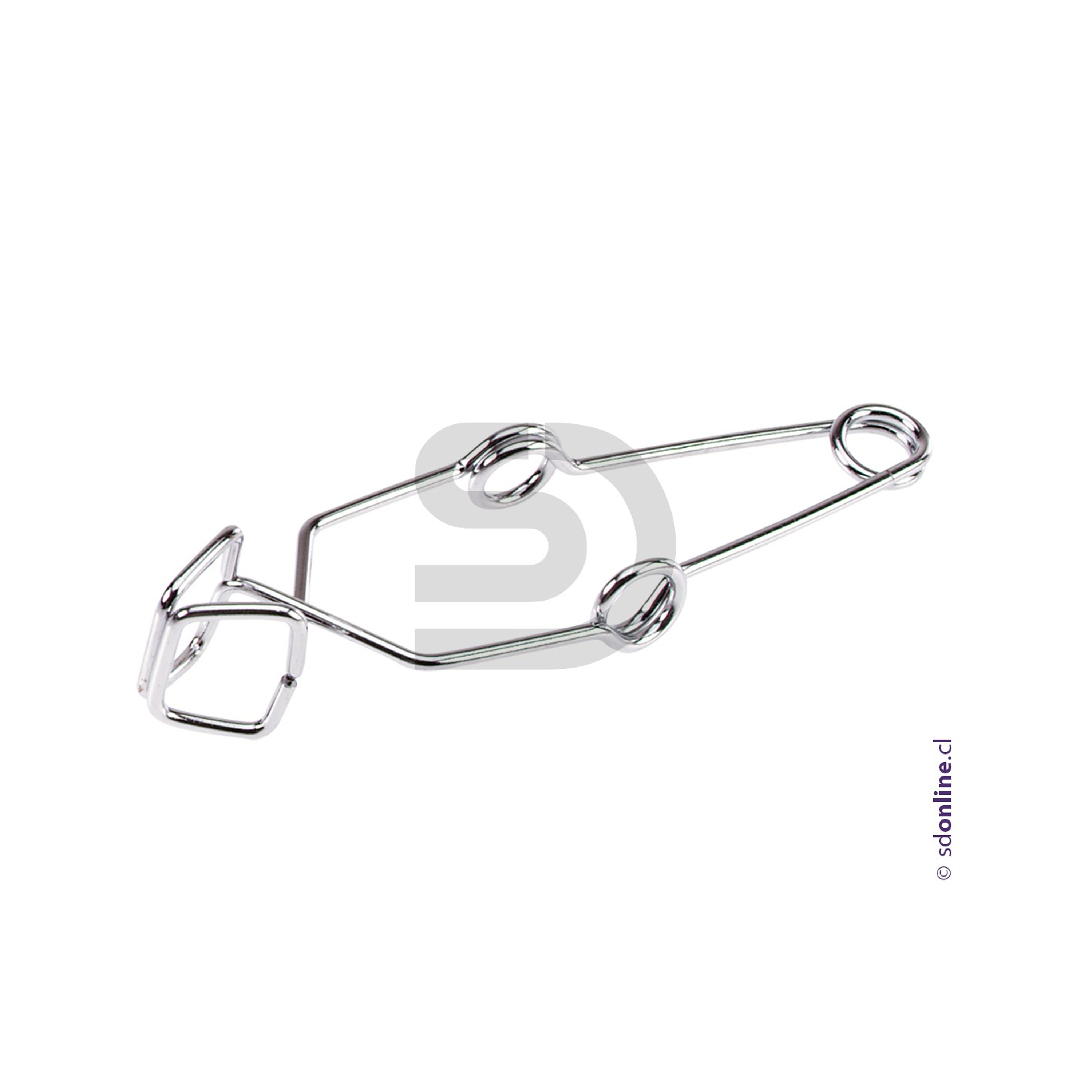 Pinza metálica para tubo de ensayo 1