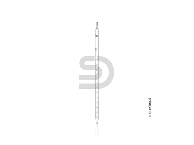 Pipeta vidrio graduada de 1Ml 1 A 10 1