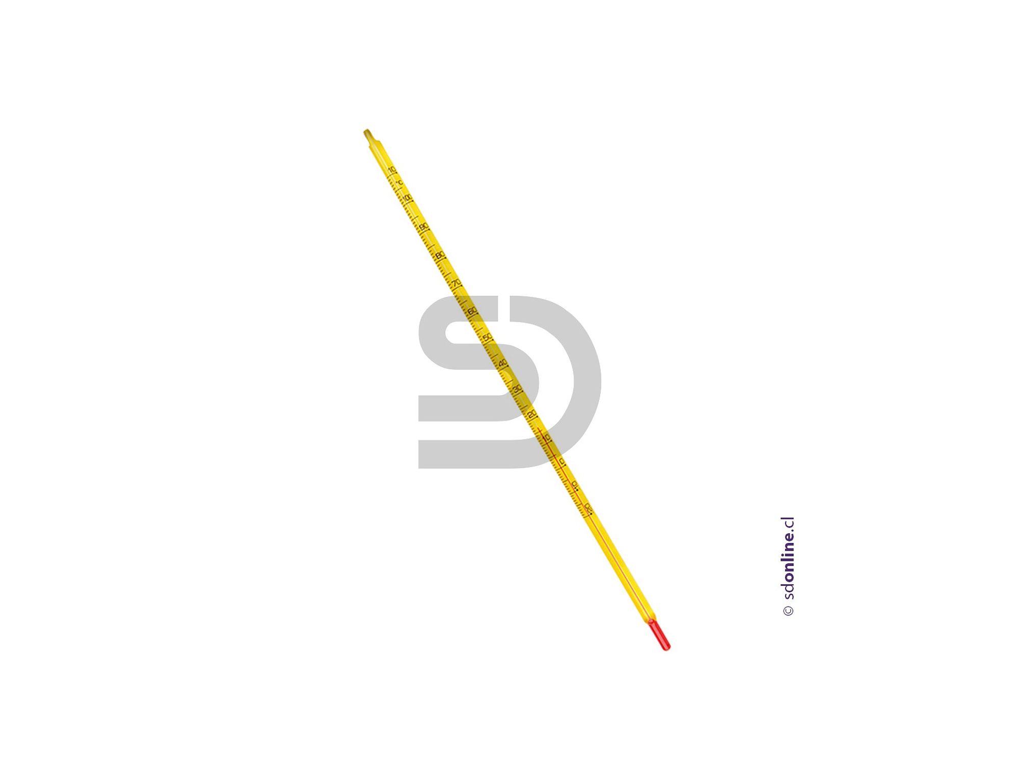 Termometro de alcohol -10°C A 110°C 1