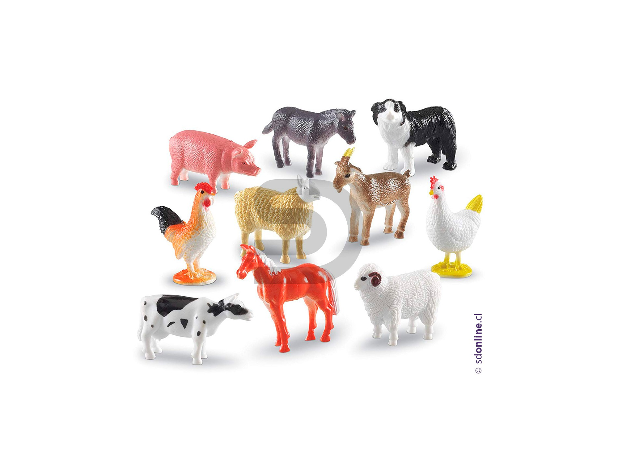 Animales de la granja para Contar 60Pza 1