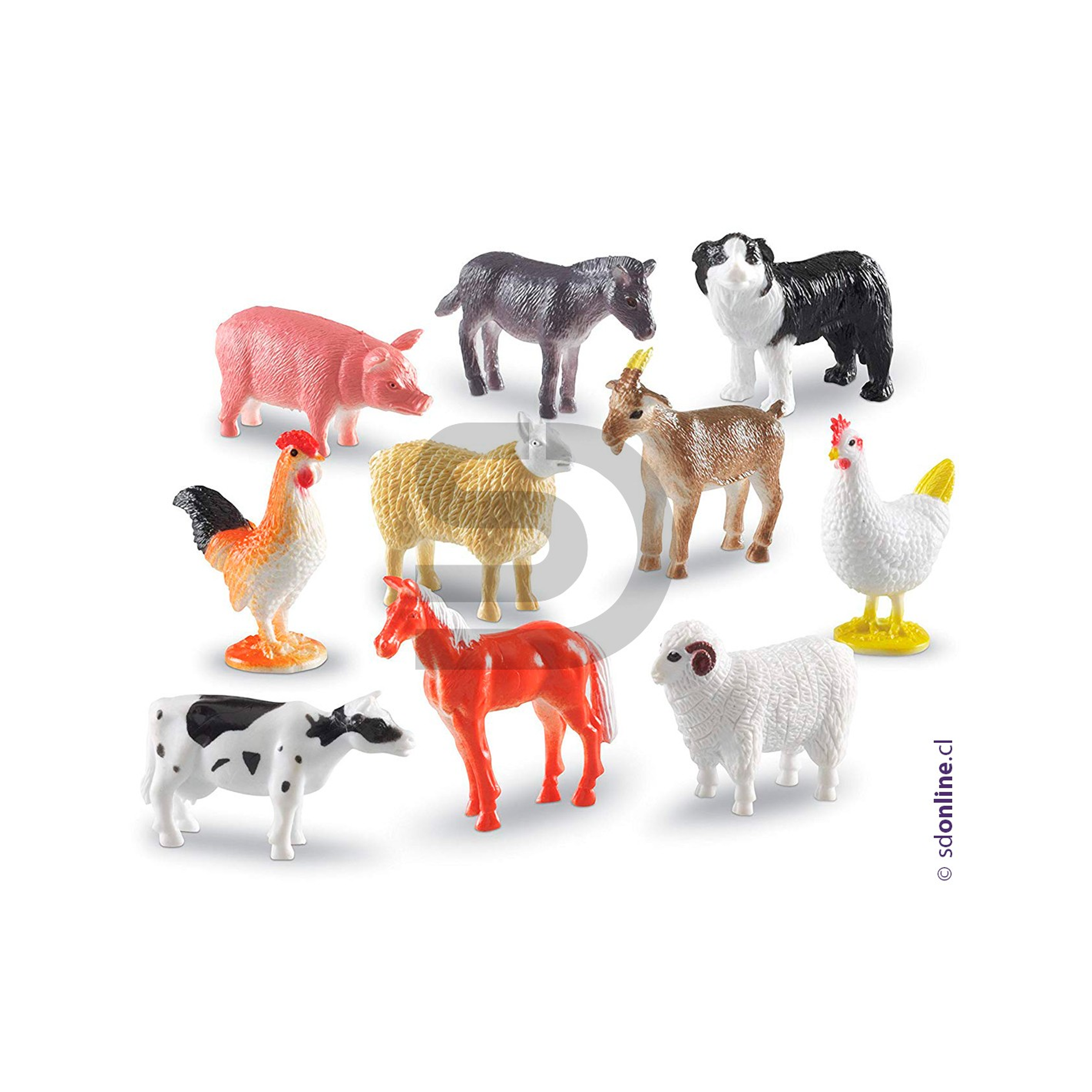 Animales de la granja para Contar 60Pza 1