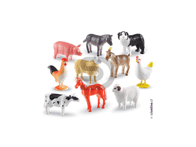 Animales de la granja para Contar 60Pza 1