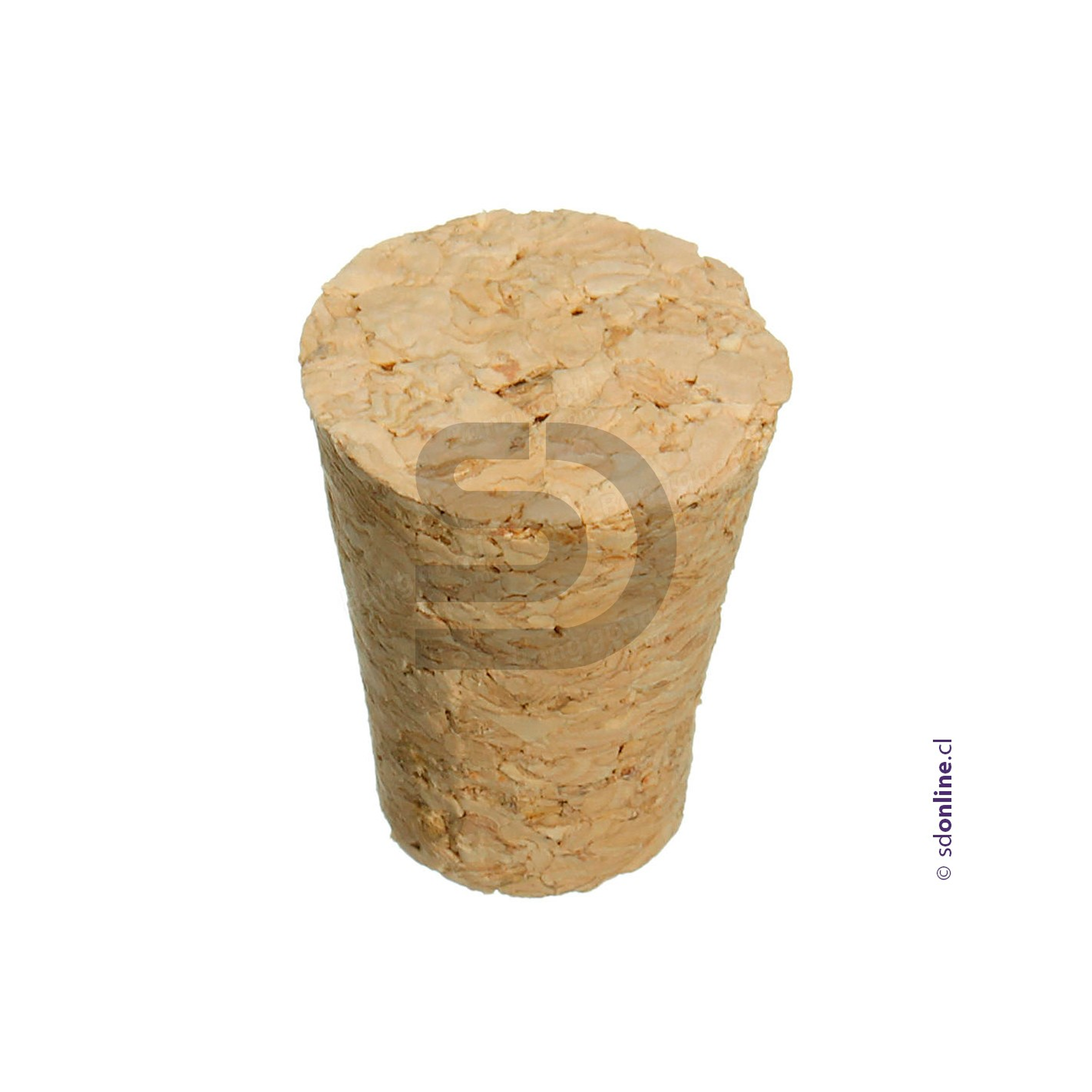 Tapon corcho para tubo de ensayo 25Mm 1