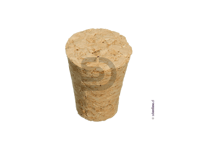 Tapon corcho para tubo de ensayo 25Mm 1