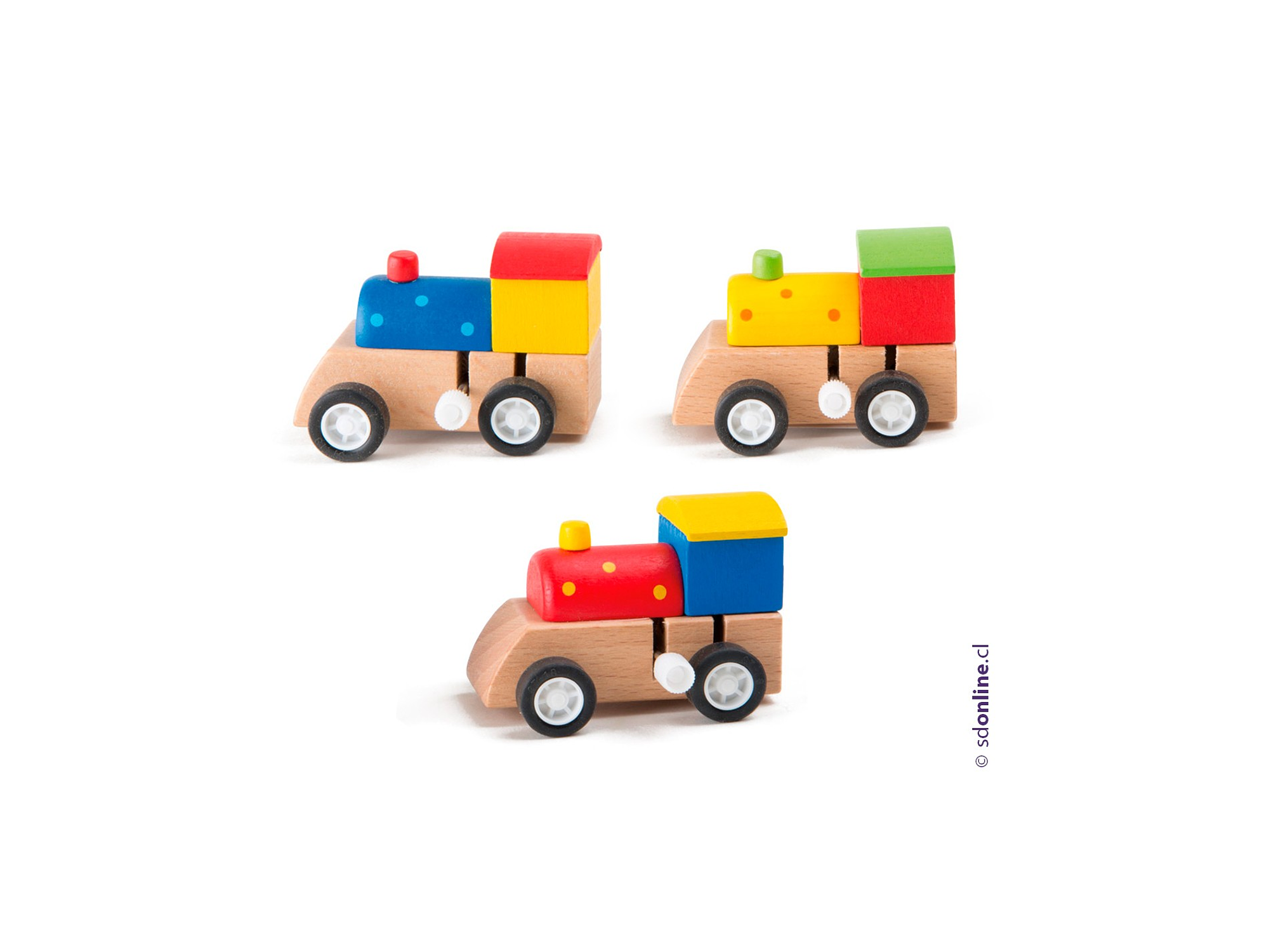 Set de 3 locomotoras 1