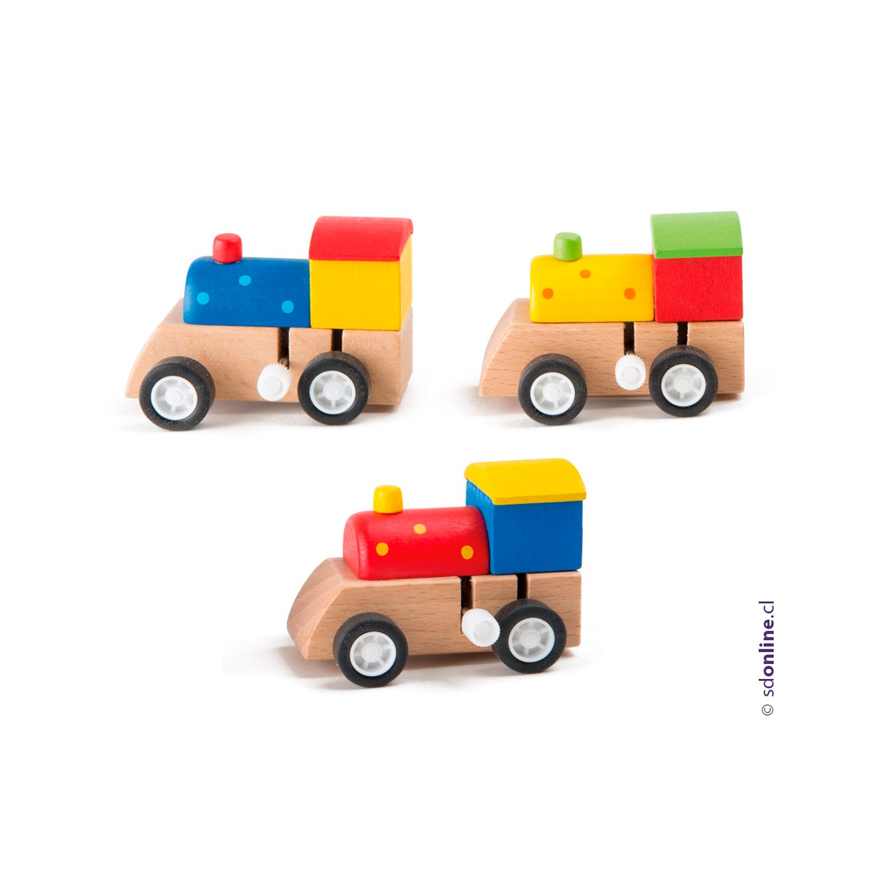 Set de 3 locomotoras 1