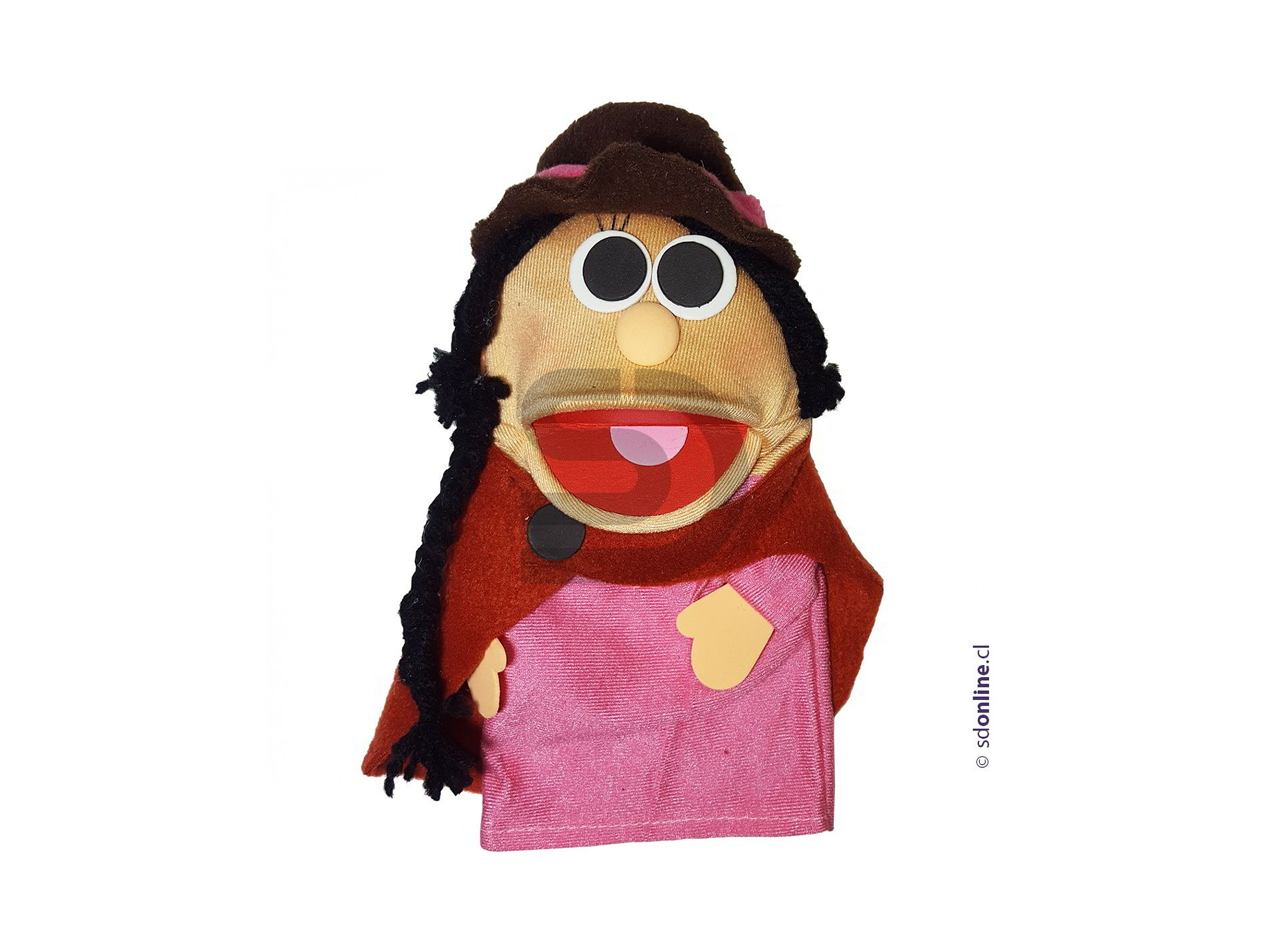 Títeres trajes típicos norte centro y sur de Chile 10Und 5