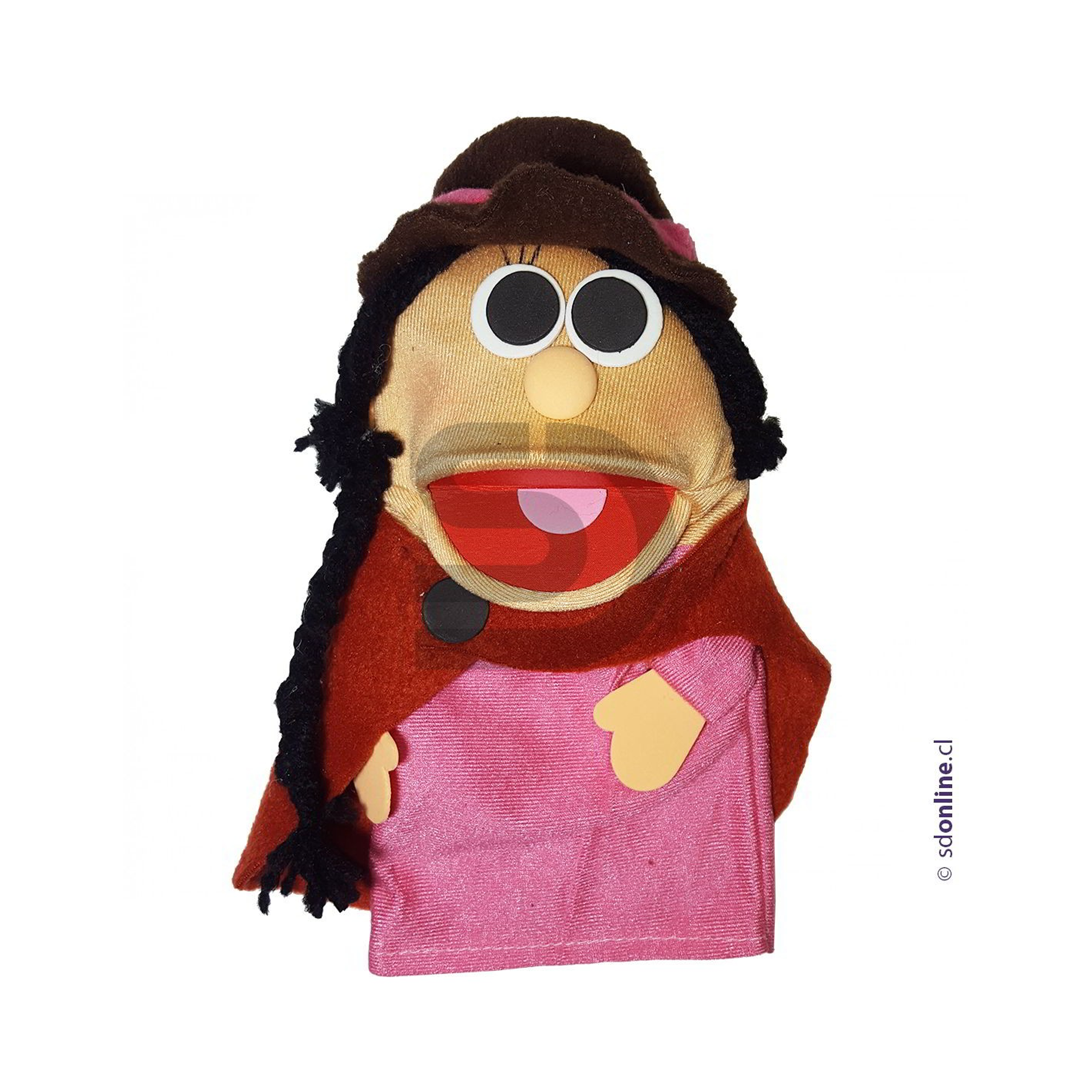 Títeres trajes típicos norte centro y sur de Chile 10Und 5