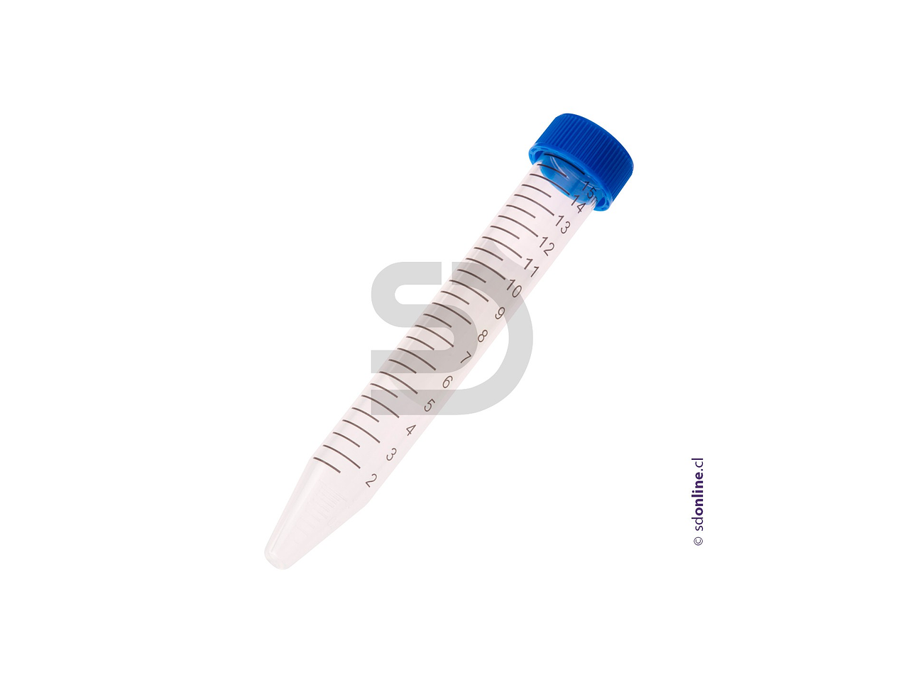 Tubo falcon plástico conico tapa rosca graduado 15Ml 100Und 1