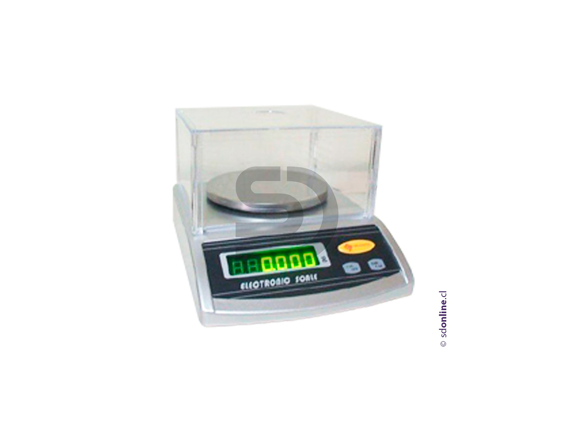 Balanza electrónica digital aluminio 0 a 2000 Gr  0,01Gr 1