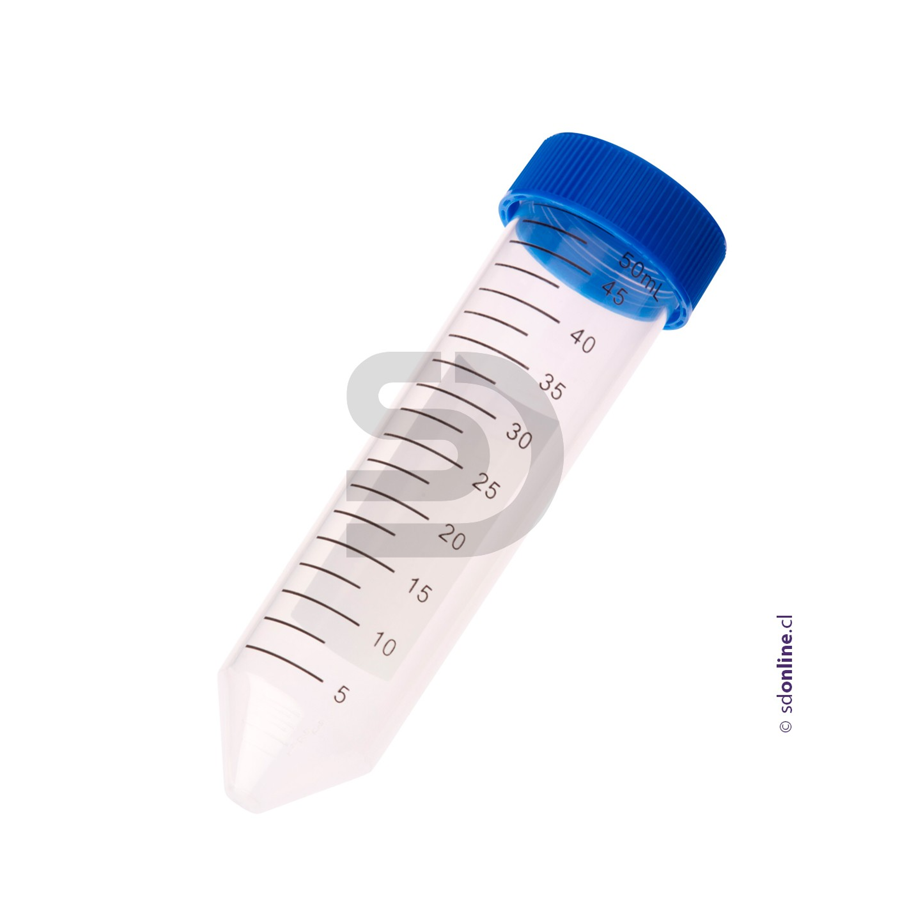 Tubo falcon plástico conico tapa rosca graduado 50Ml 50Und 1