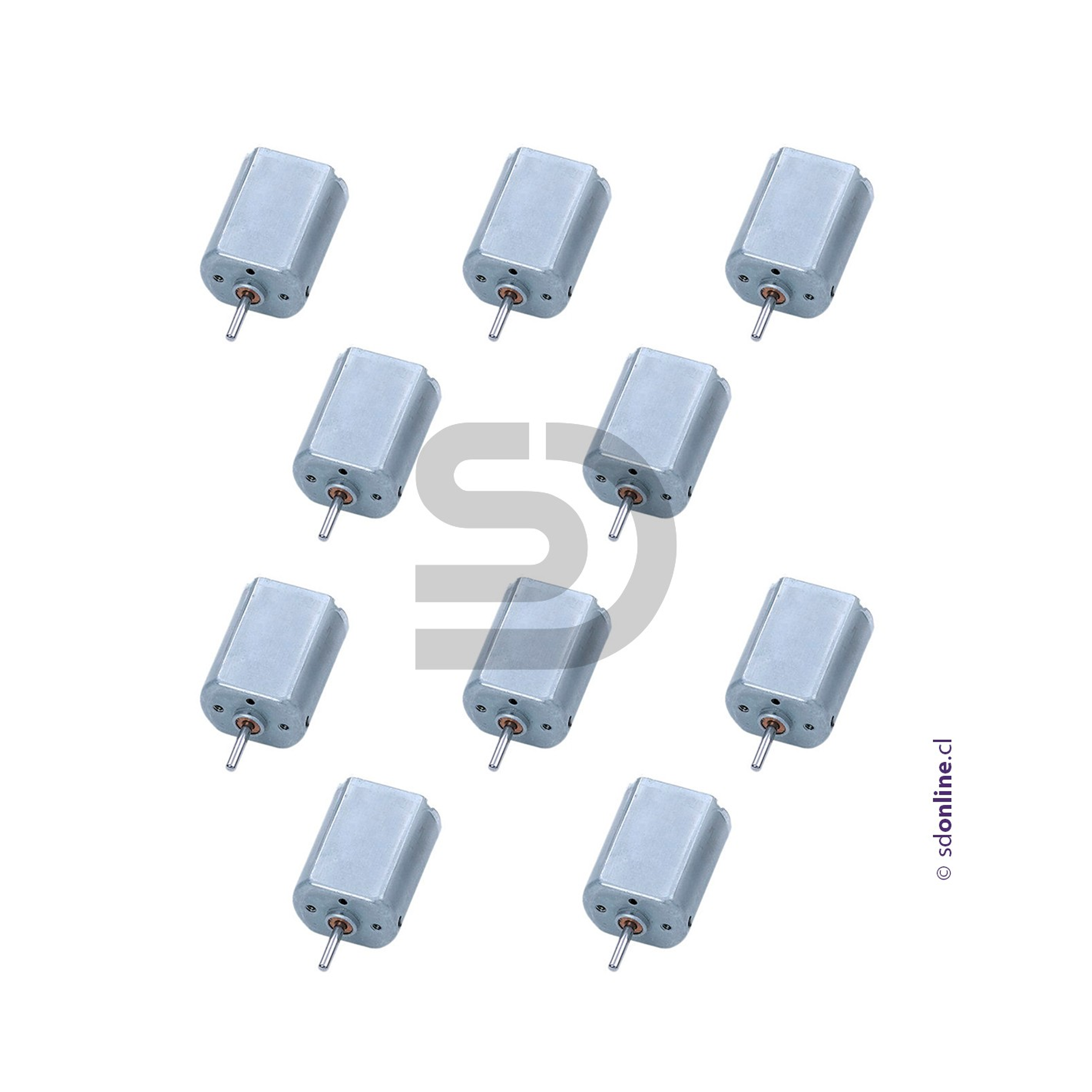 Motor Corriente Continua 3Vol Set 10Und 1