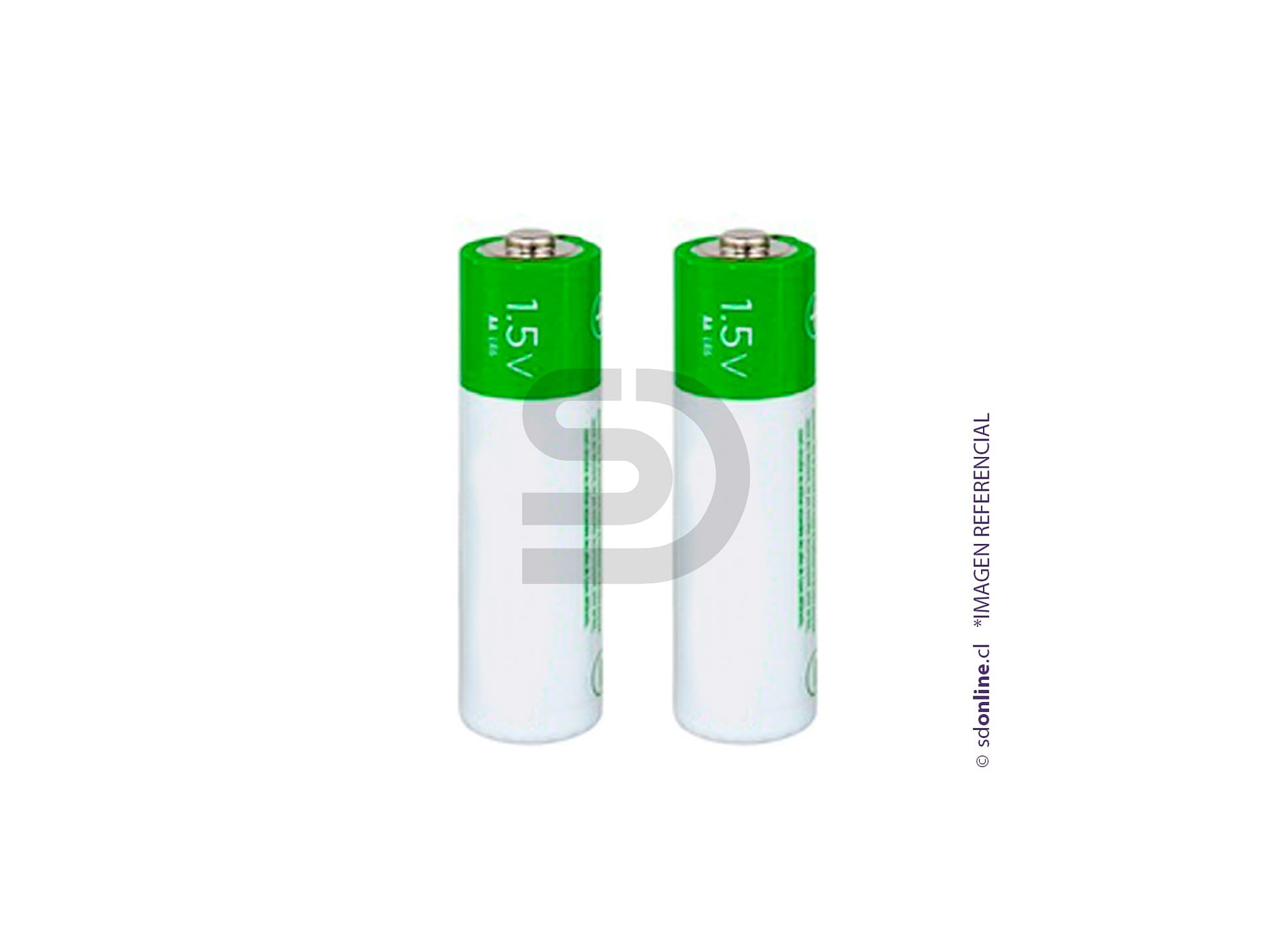 Set 2 bateria recargable AA 1,5Vol 3800Mah 1