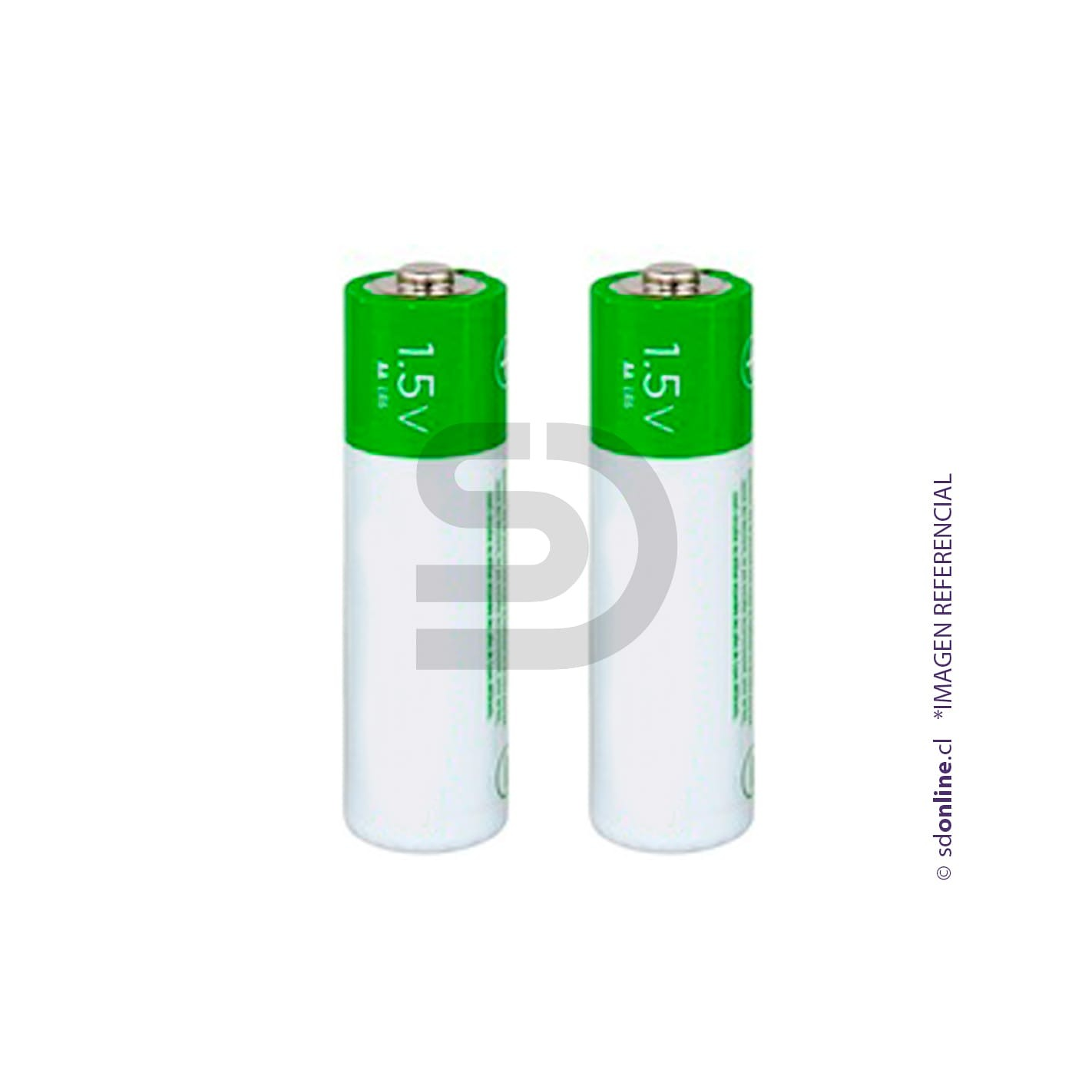 Set 2 bateria recargable AA 1,5Vol 3800Mah 1