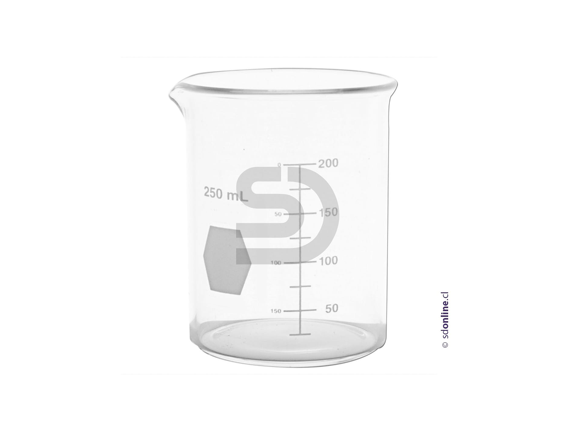 Vaso precipitado vidrio 250Ml 1