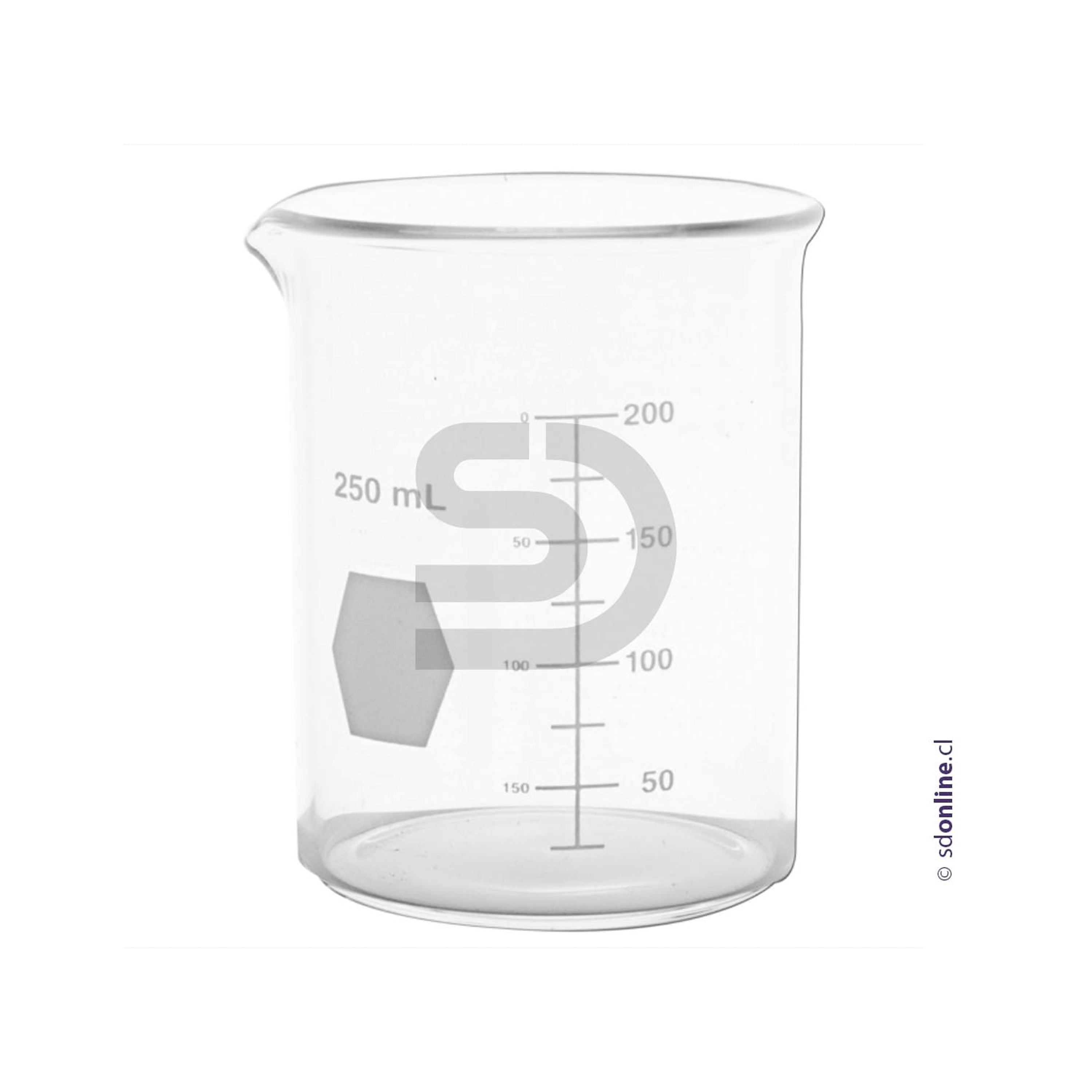 Vaso precipitado vidrio 250Ml 1