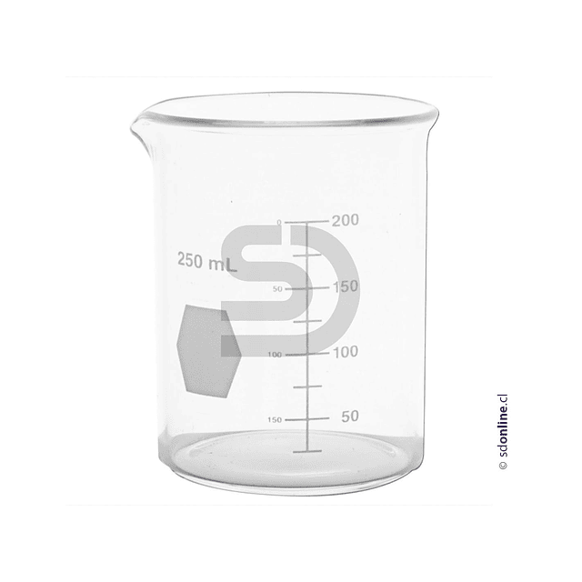 Vaso precipitado vidrio 250Ml