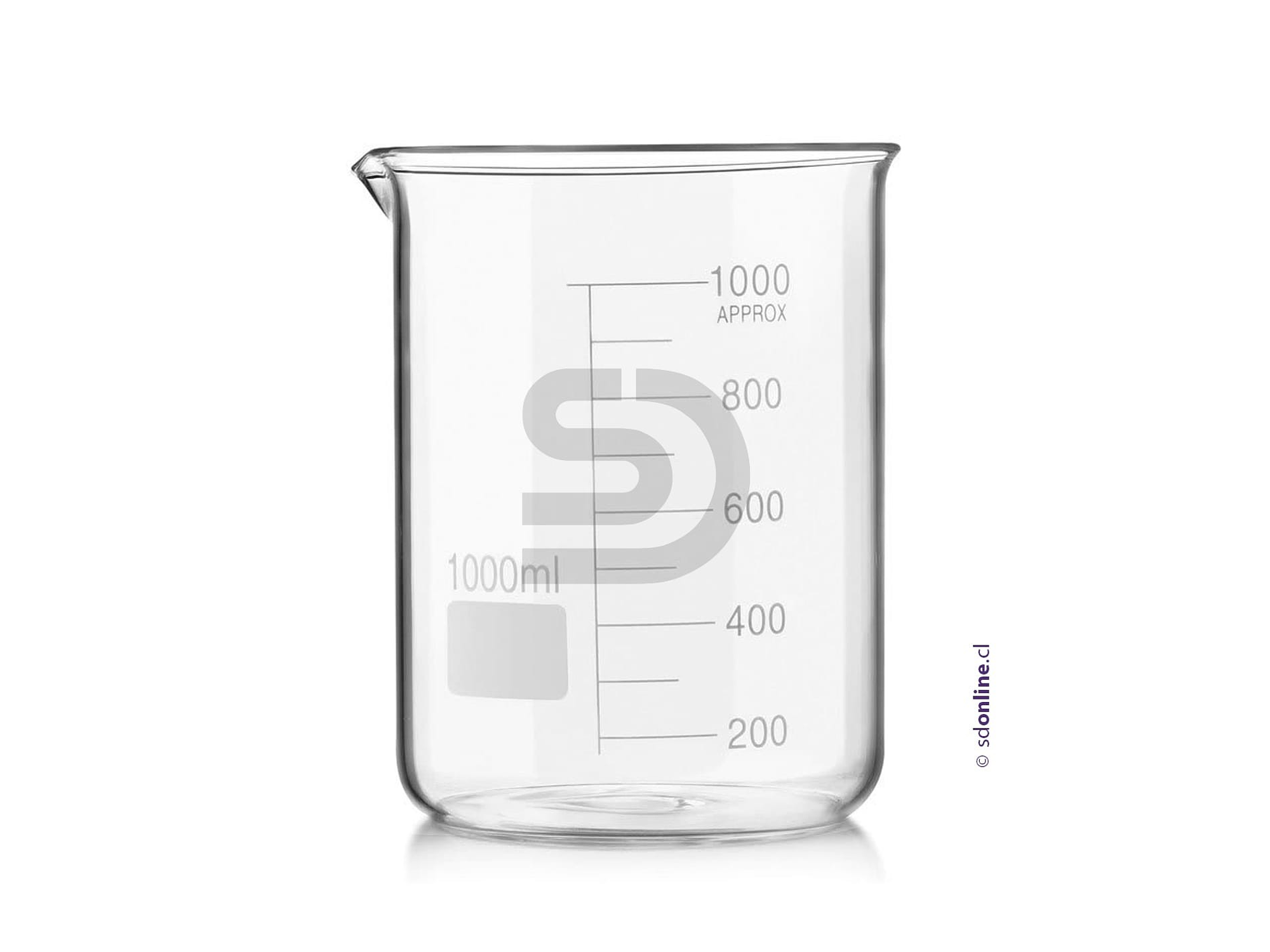 Vaso precipitado vidrio 1000Ml 1