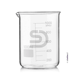 Vaso precipitado vidrio 1000Ml