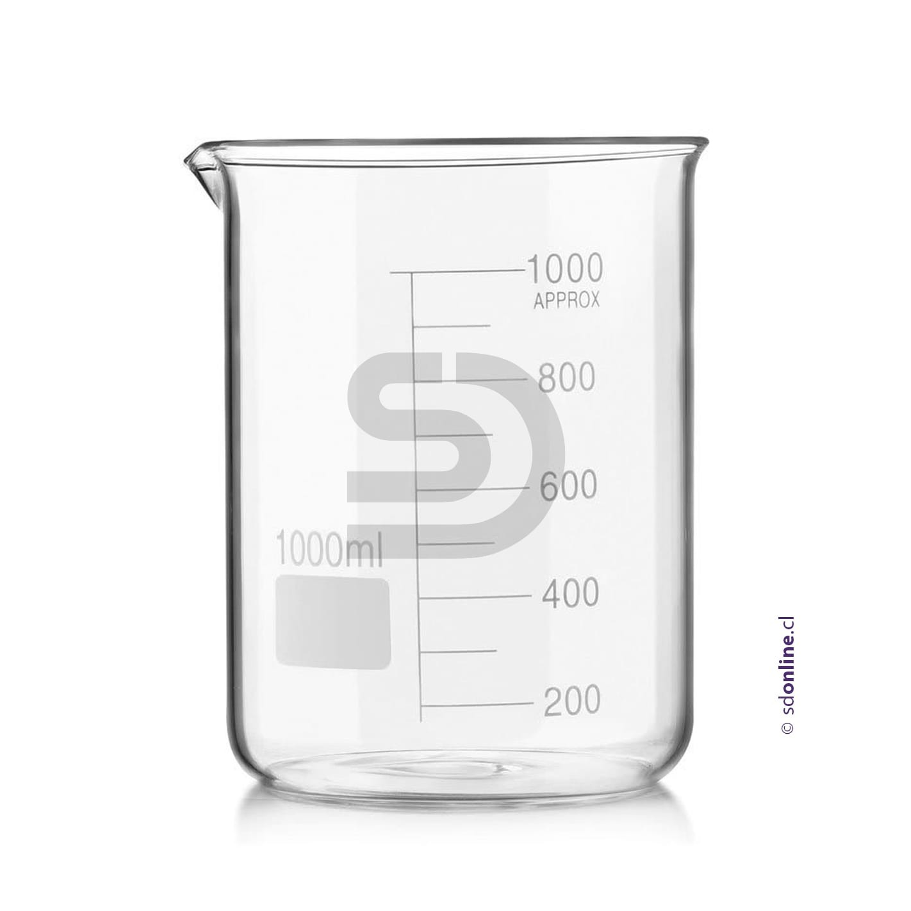 Vaso precipitado vidrio 1000Ml 1
