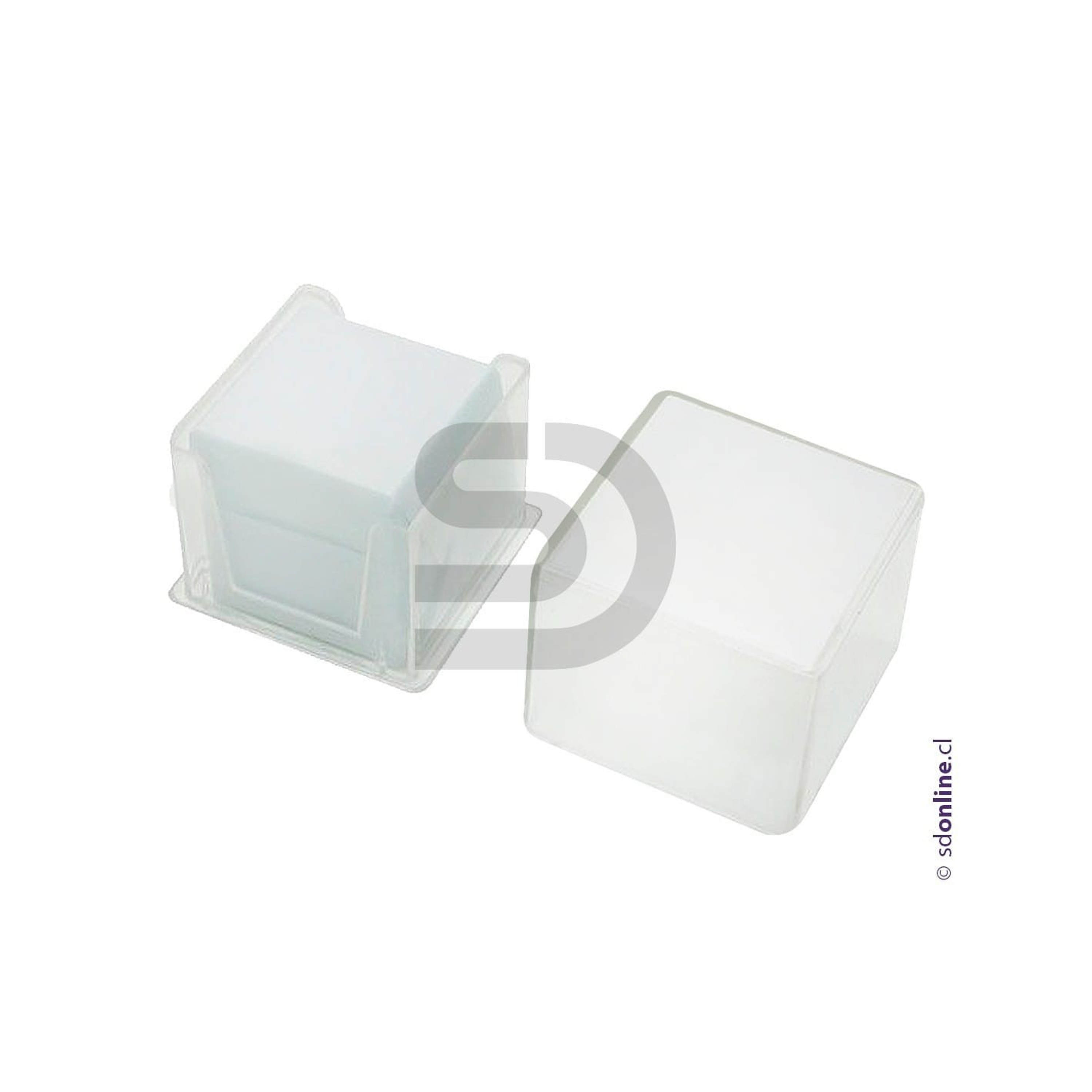Cubre Objeto Caja Plástica 22X22Mm 100Und 1