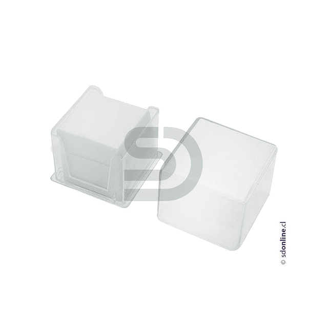 Cubre Objeto Caja Plástica 22X22Mm 100Und
