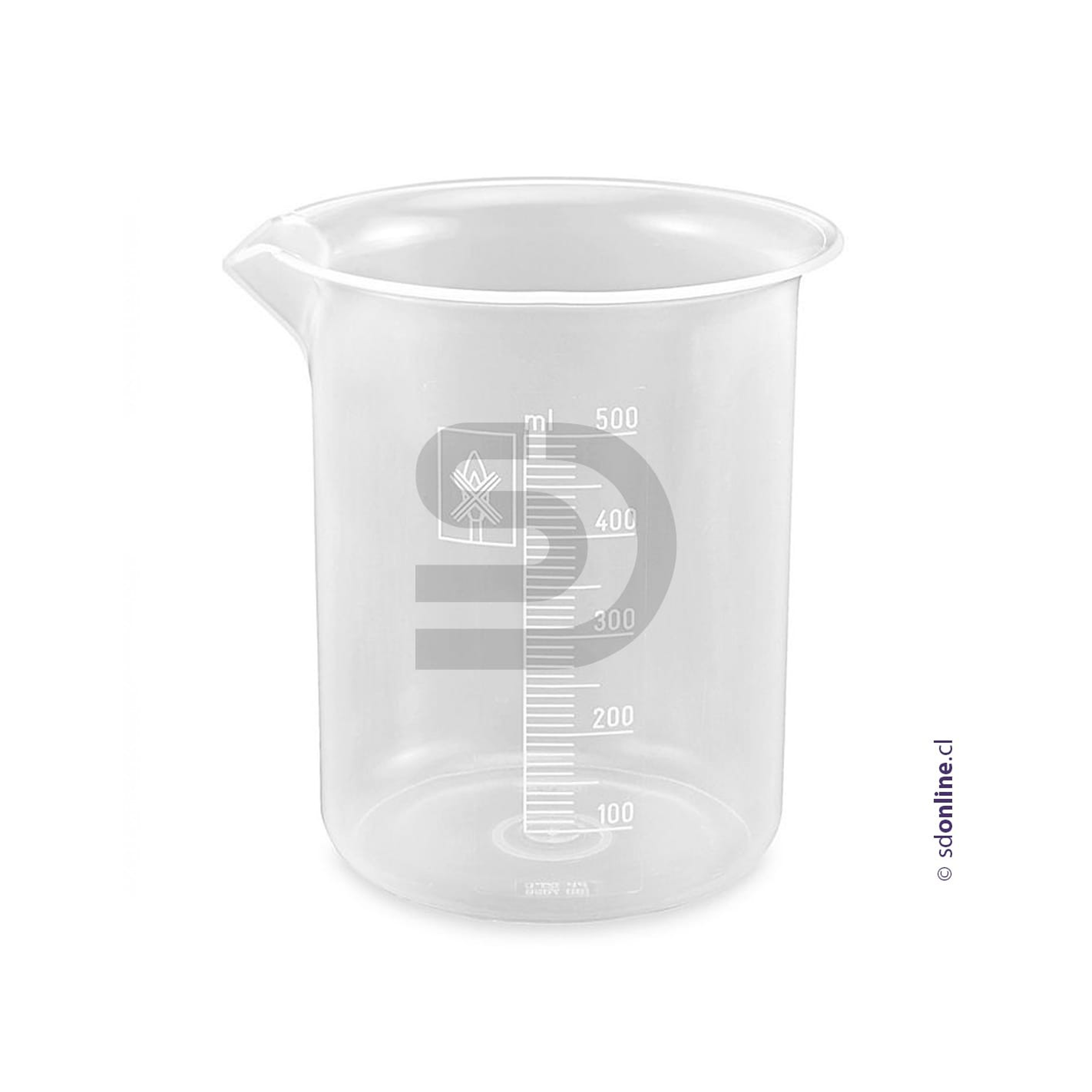 Vaso precipitado PVC 500Ml 1