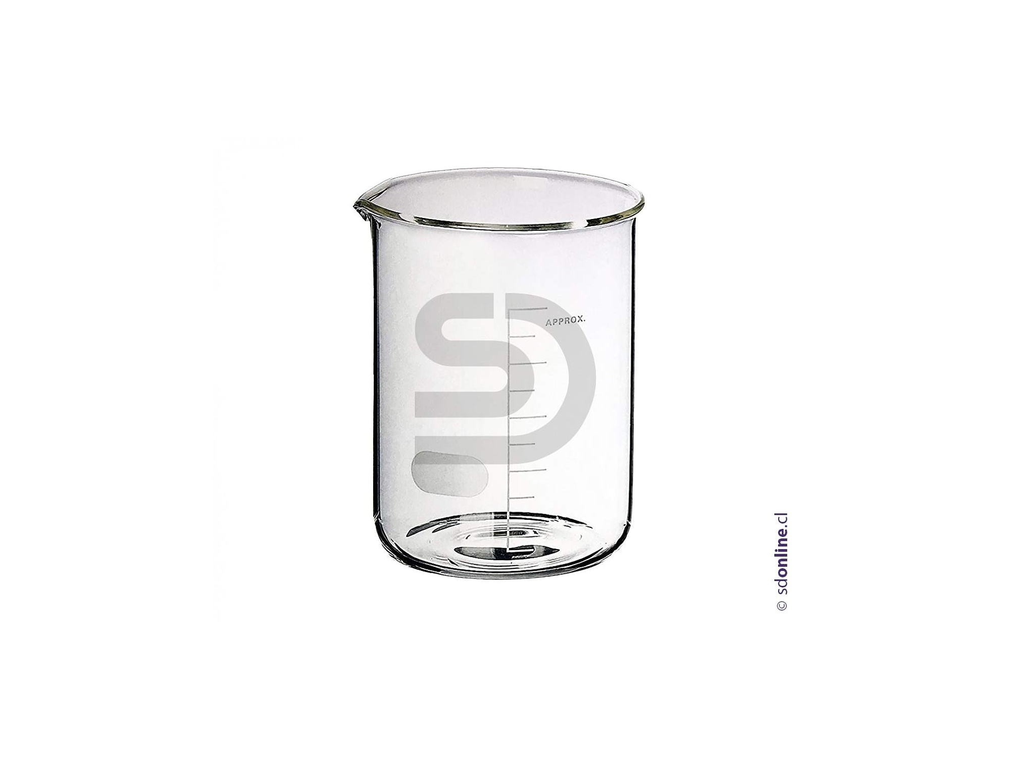 Vaso precipitado vidrio simple 50Ml 1