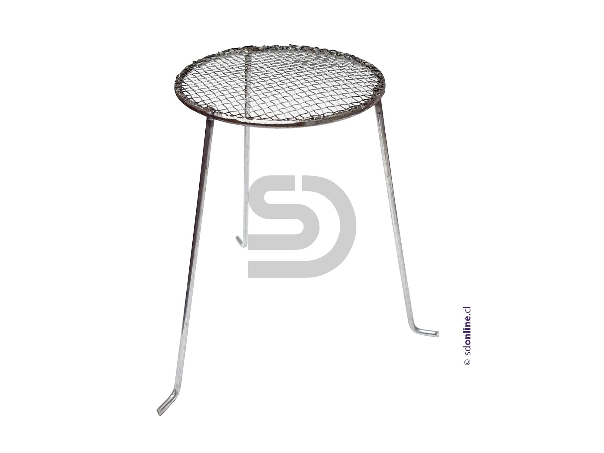 Tripode para mechero con rejilla 1
