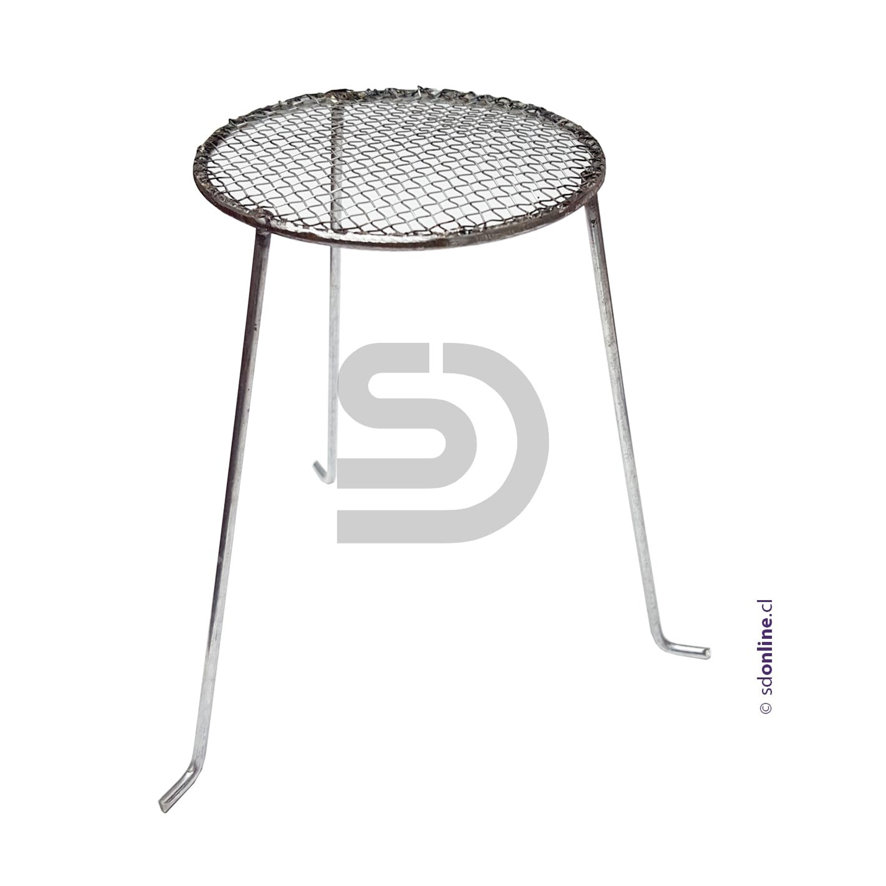 Tripode para mechero con rejilla 1
