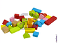 Bloques de construcción madera 50Pza - Miniatura 4