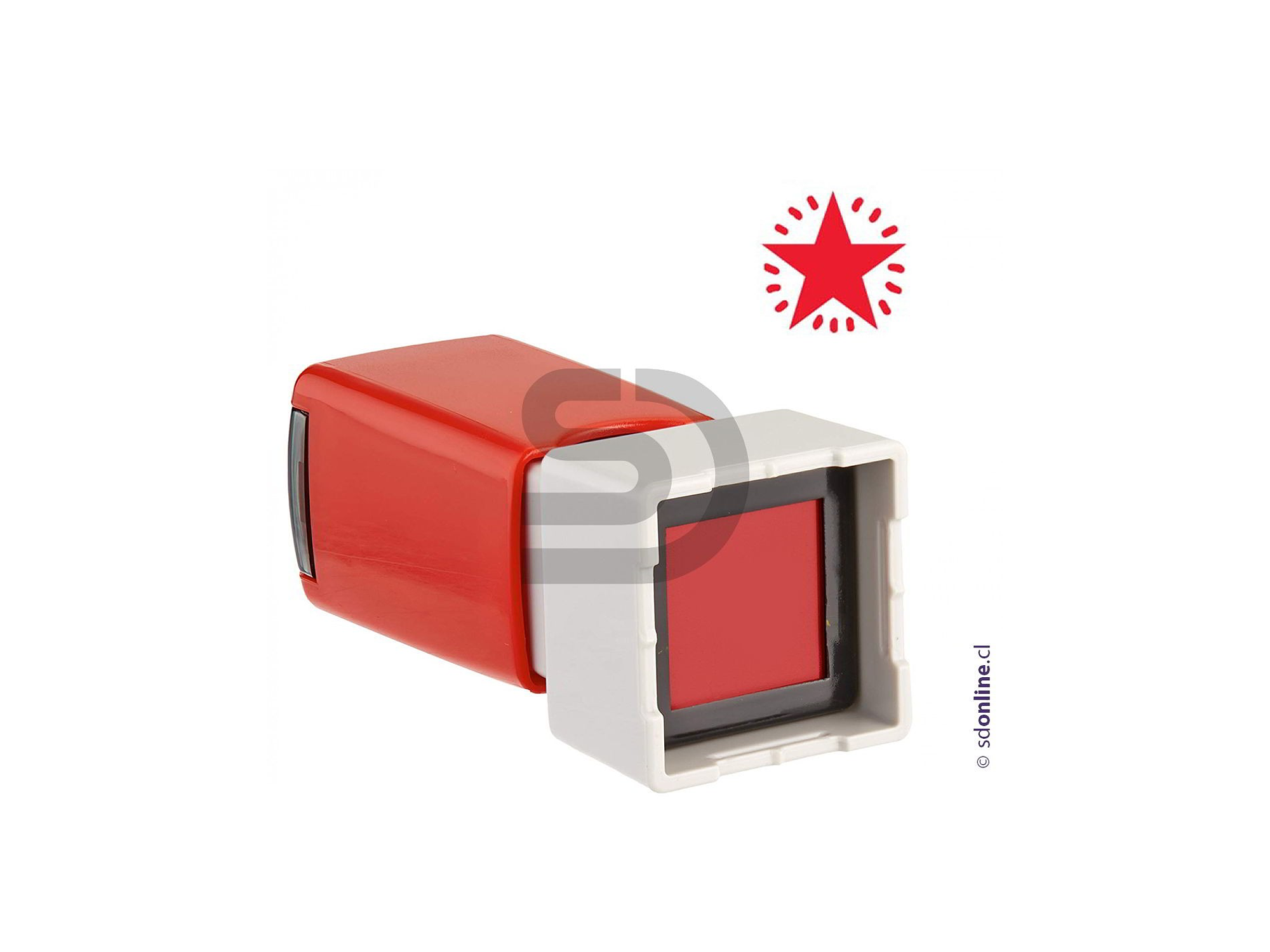 Timbre estrella con puntos 1