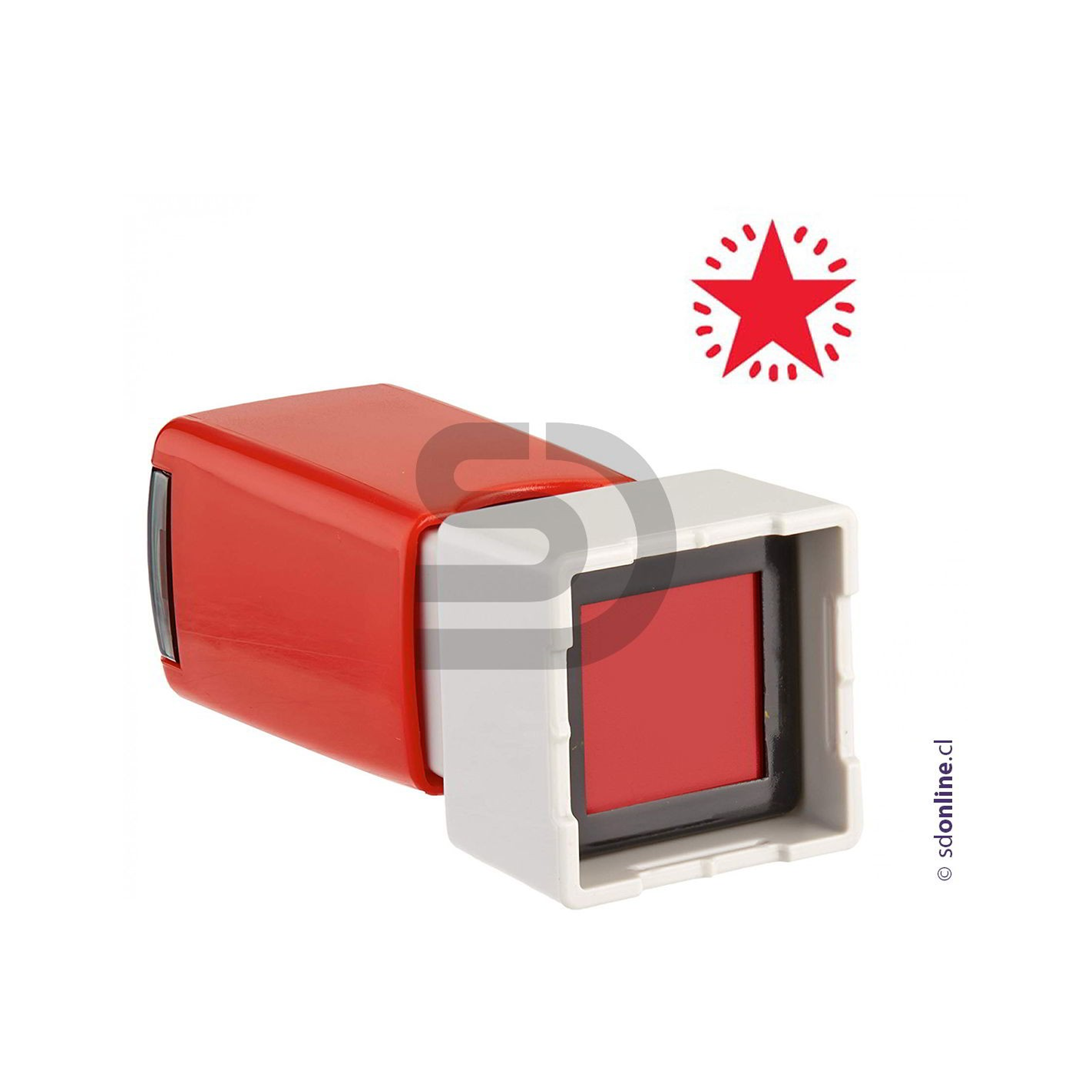 Timbre estrella con puntos 1