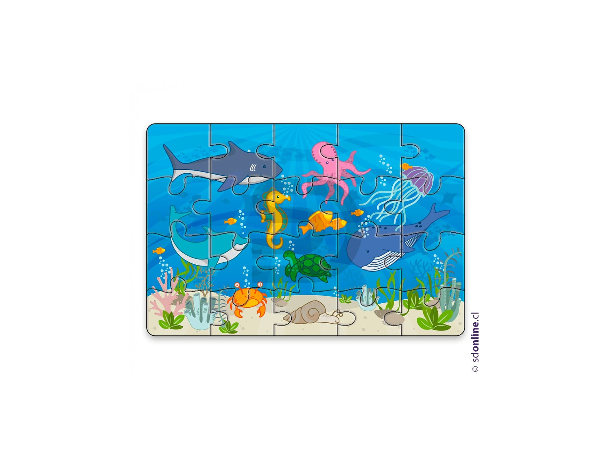 Puzzle animales Acuaticos 1