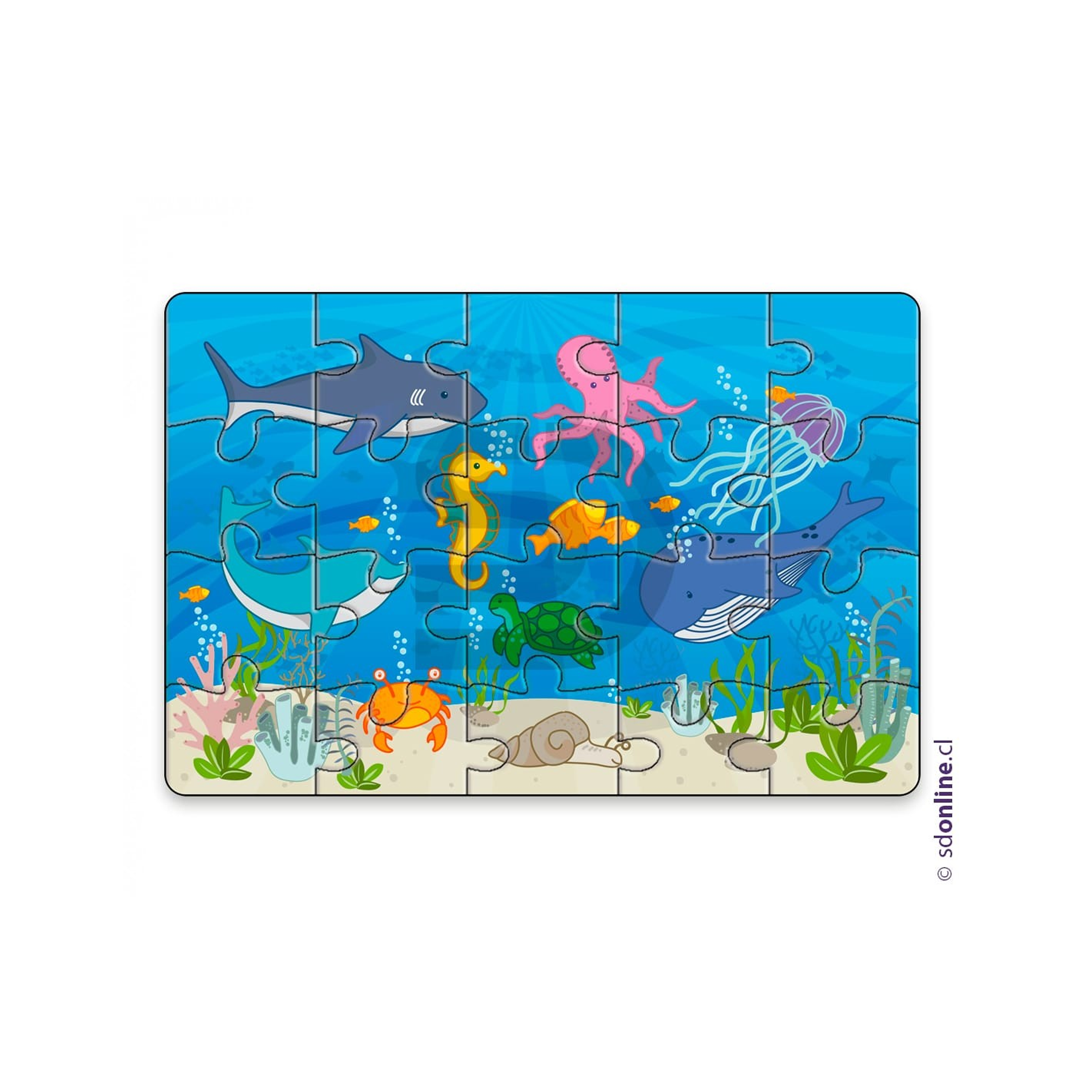 Puzzle animales Acuaticos 1