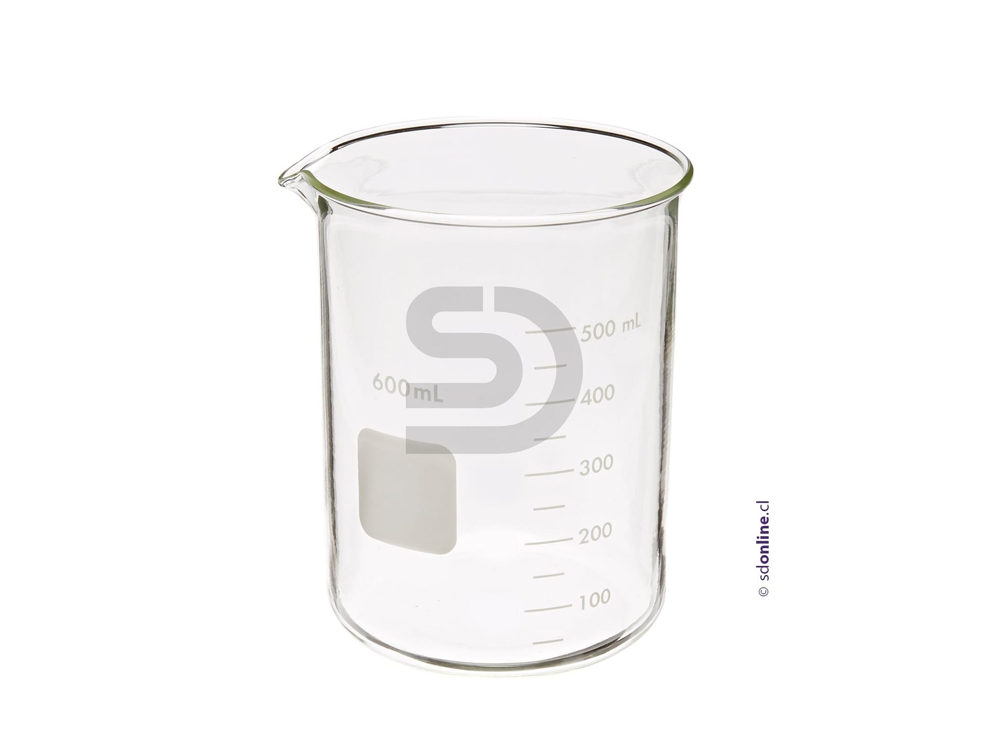 Vaso precipitado borosilicato 600Ml 1