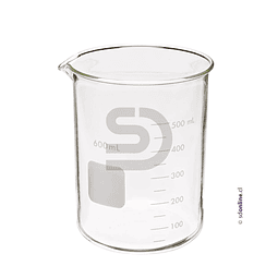 Vaso precipitado borosilicato 600Ml