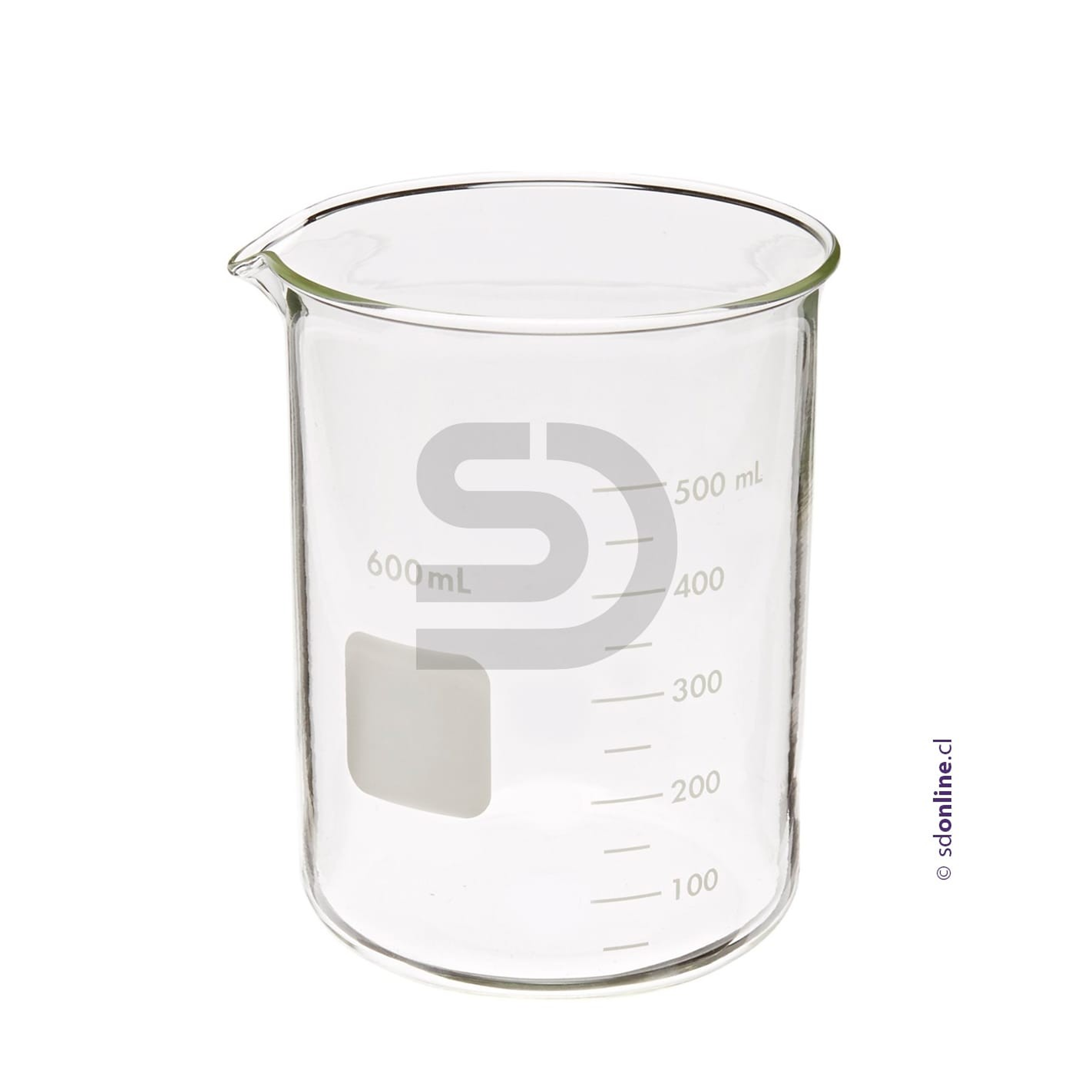 Vaso precipitado borosilicato 600Ml 1