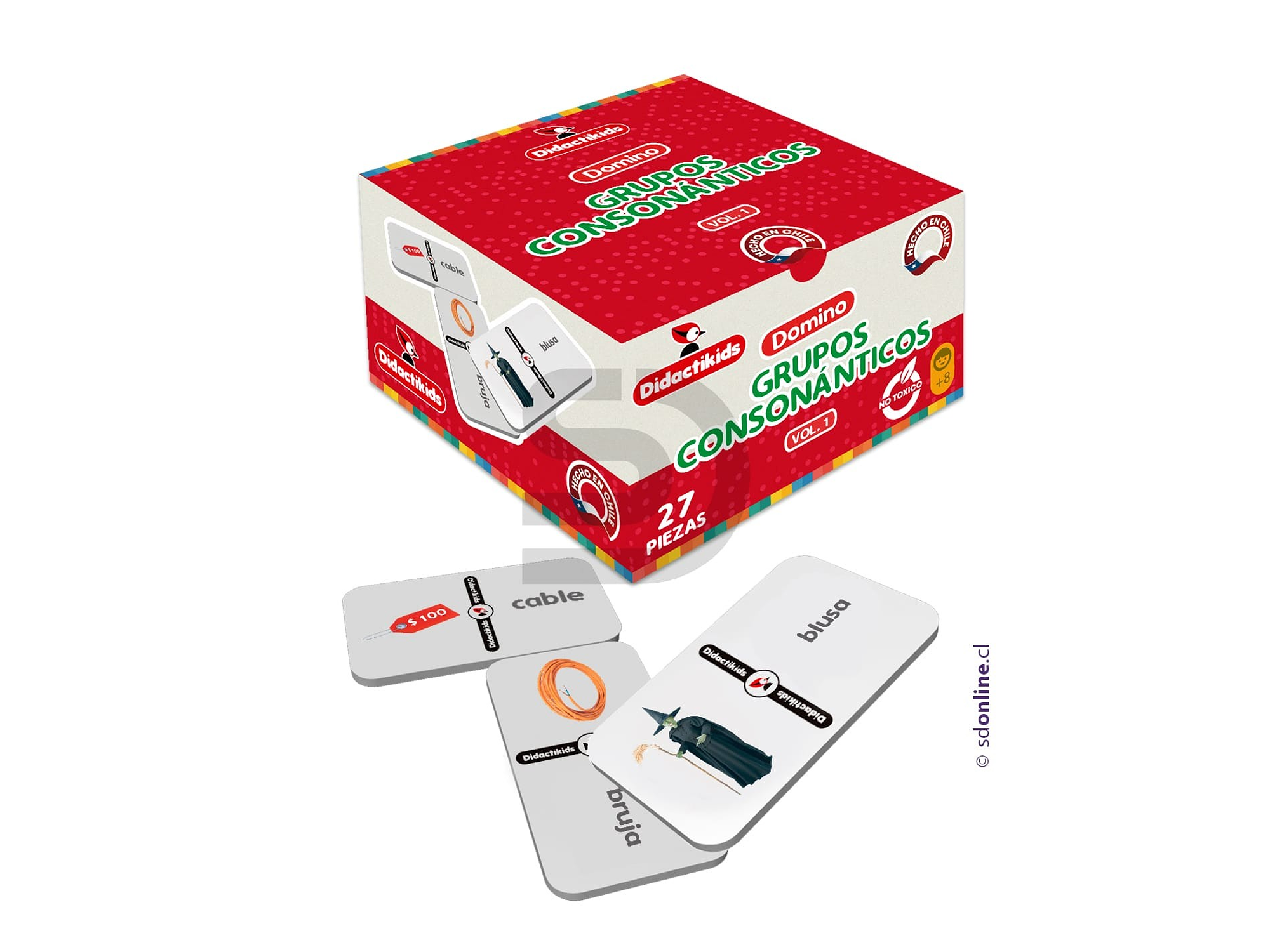 Dominó de grupos consonanticos - Vol 1 1