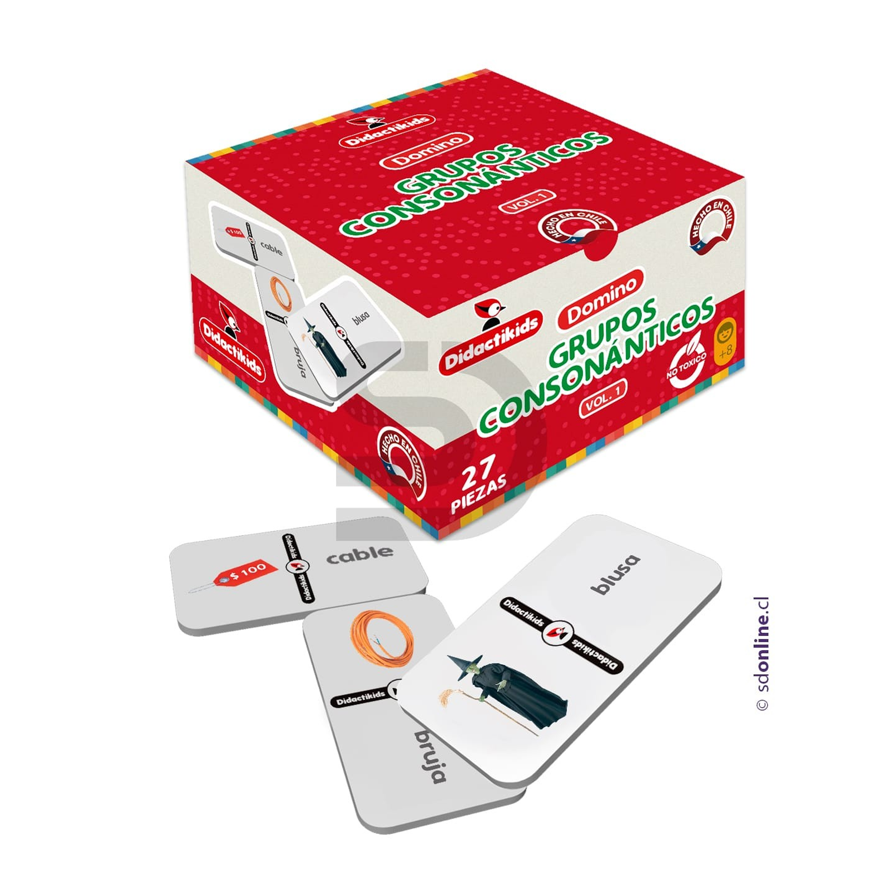 Dominó de grupos consonanticos - Vol 1 1