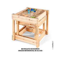 Mesa de arena y agua madera encajable