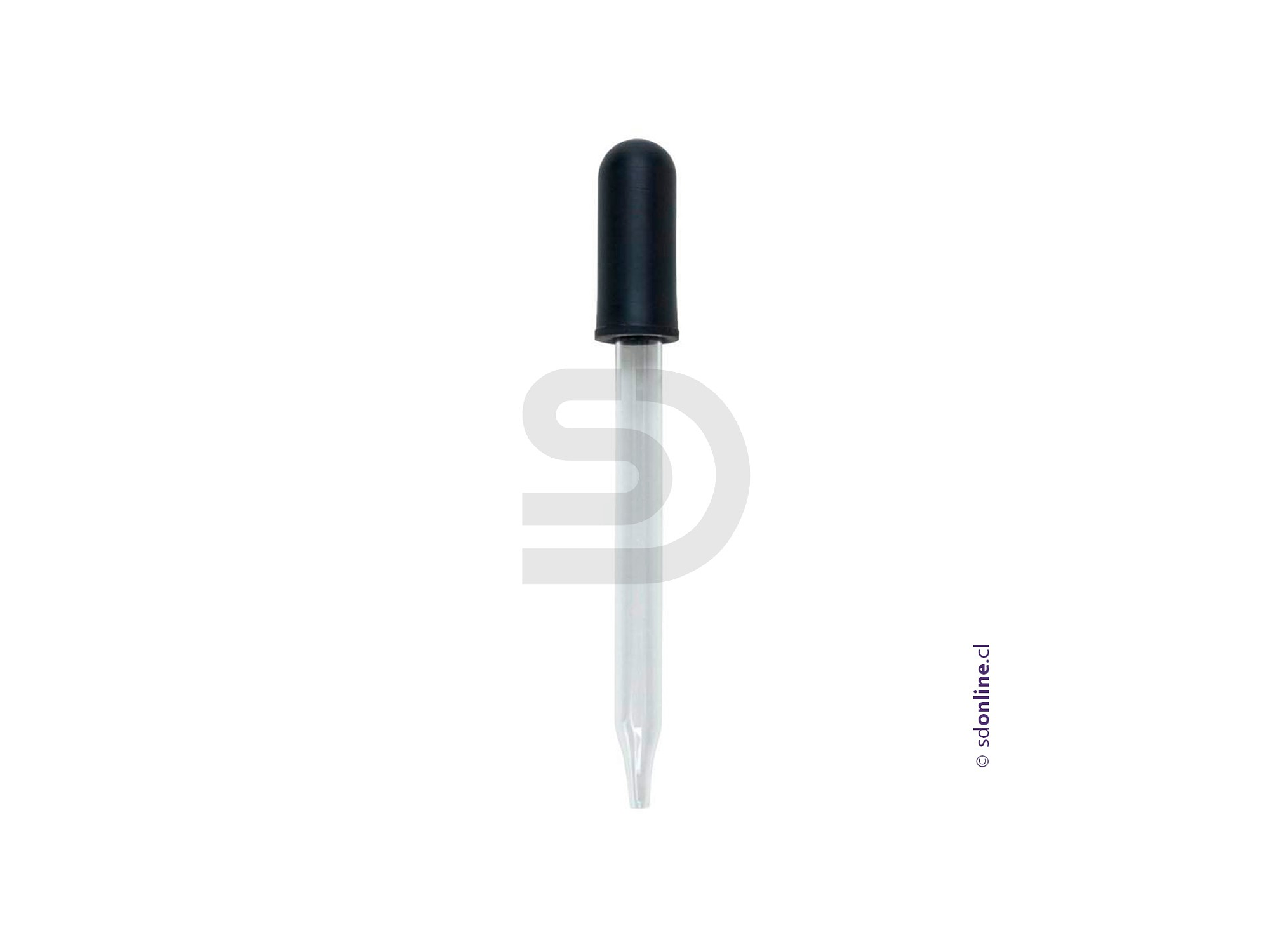 Pipeta de vidrio bulbo goma 5Ml 1