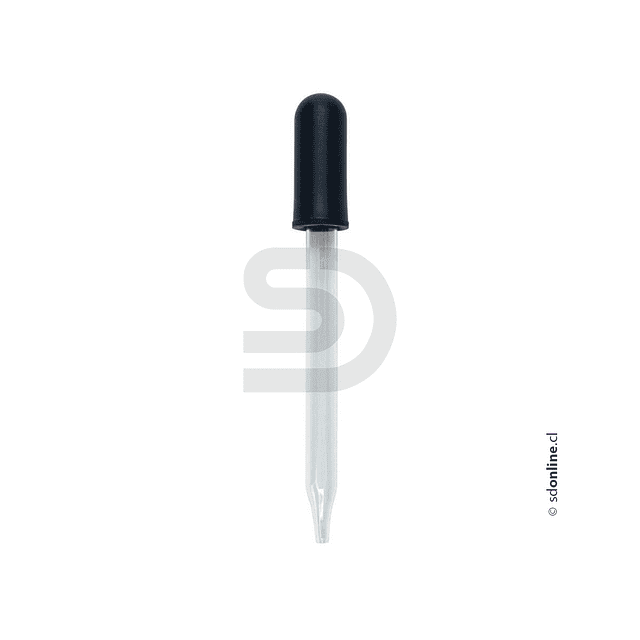 Pipeta de vidrio bulbo goma 5Ml