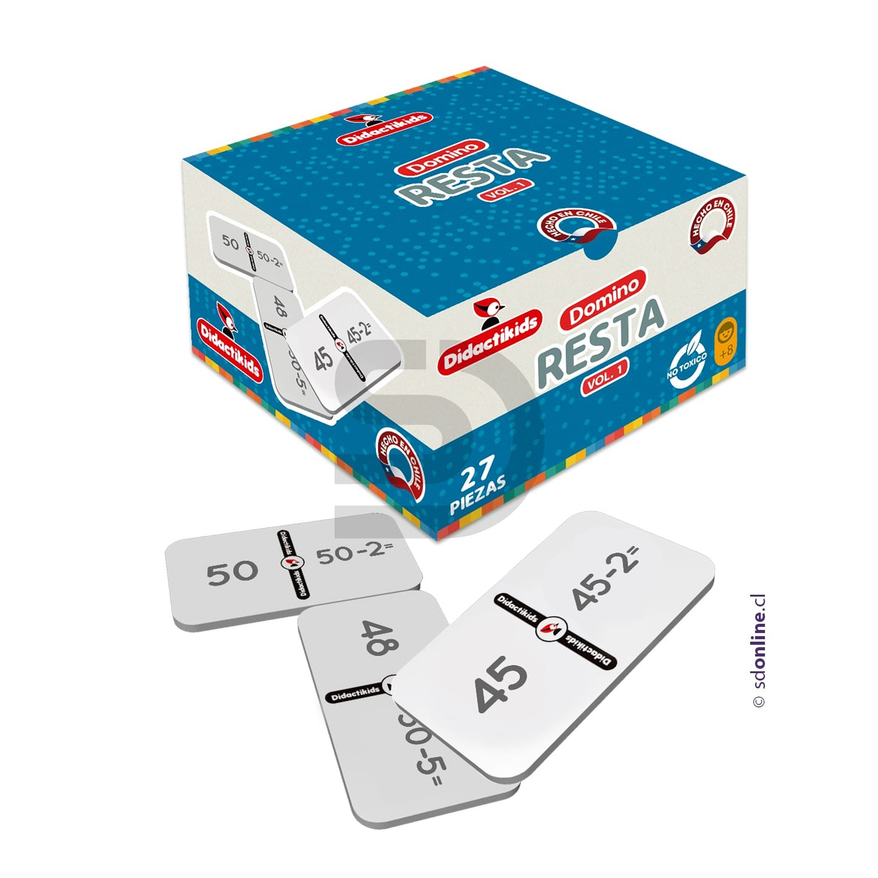 Dominó de restas - Vol 1 1