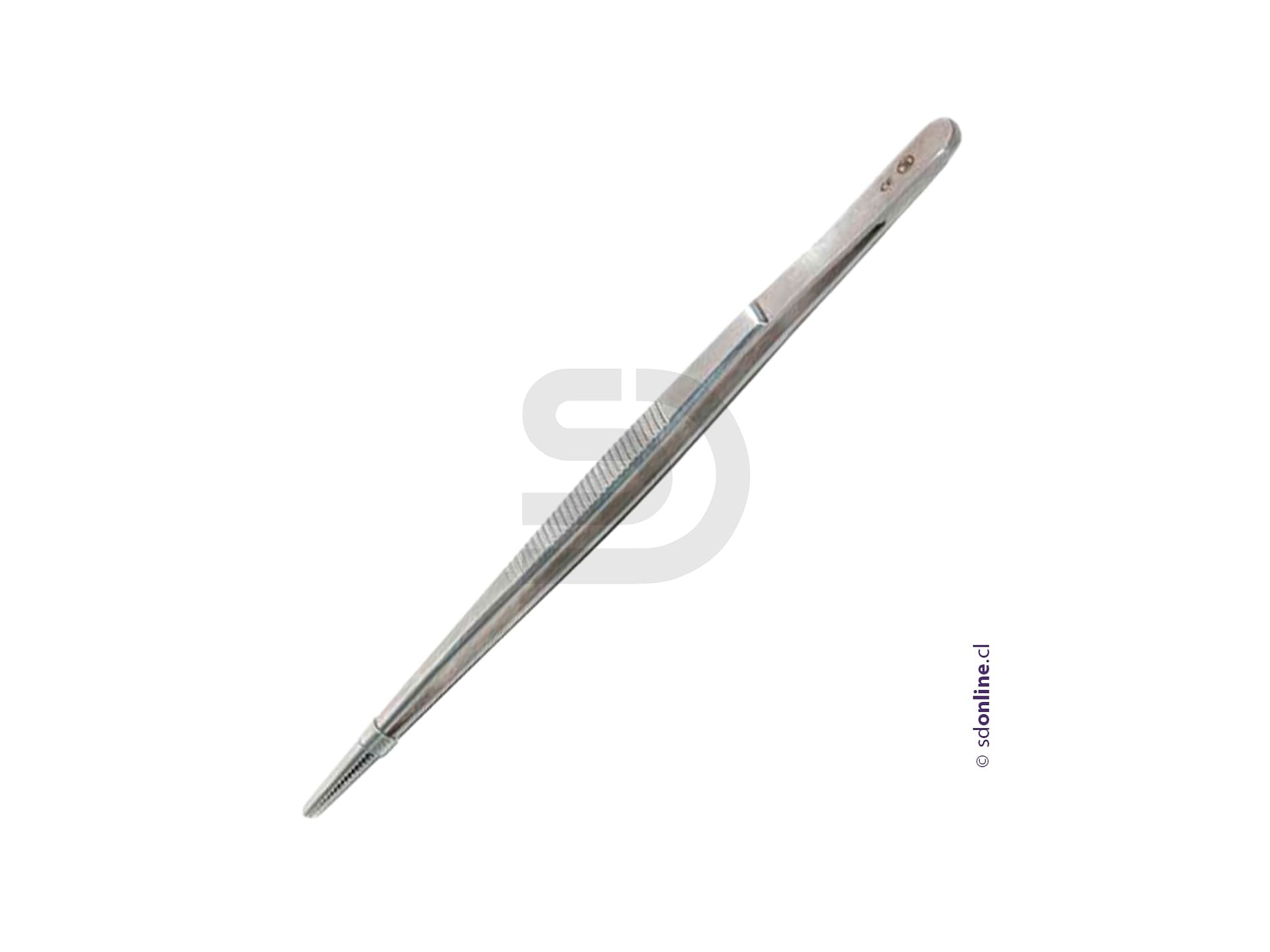 Pinza anatomica recta punta Gruesa 150Mm 1