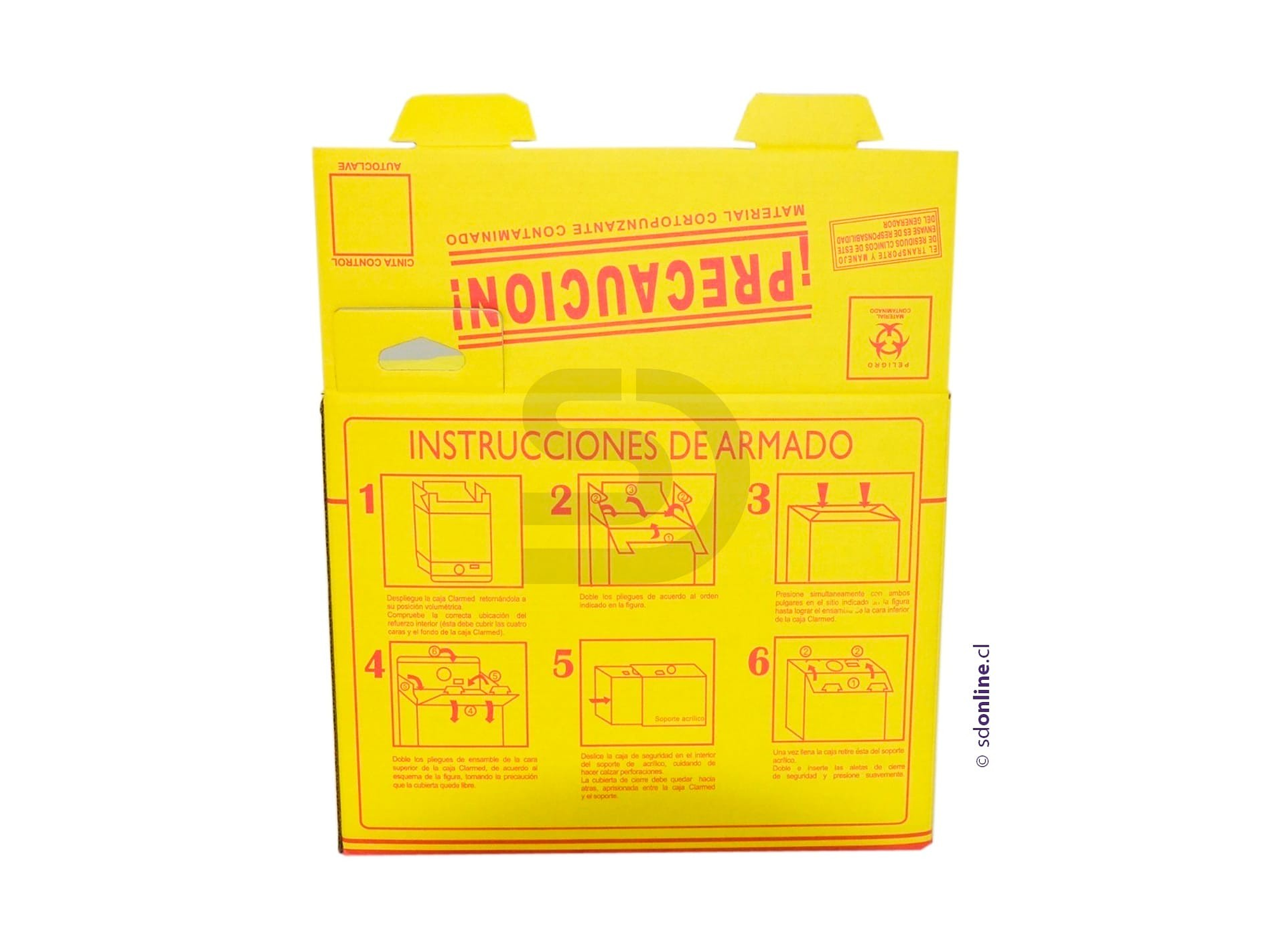 Caja desechos cortopunzantes grande 1