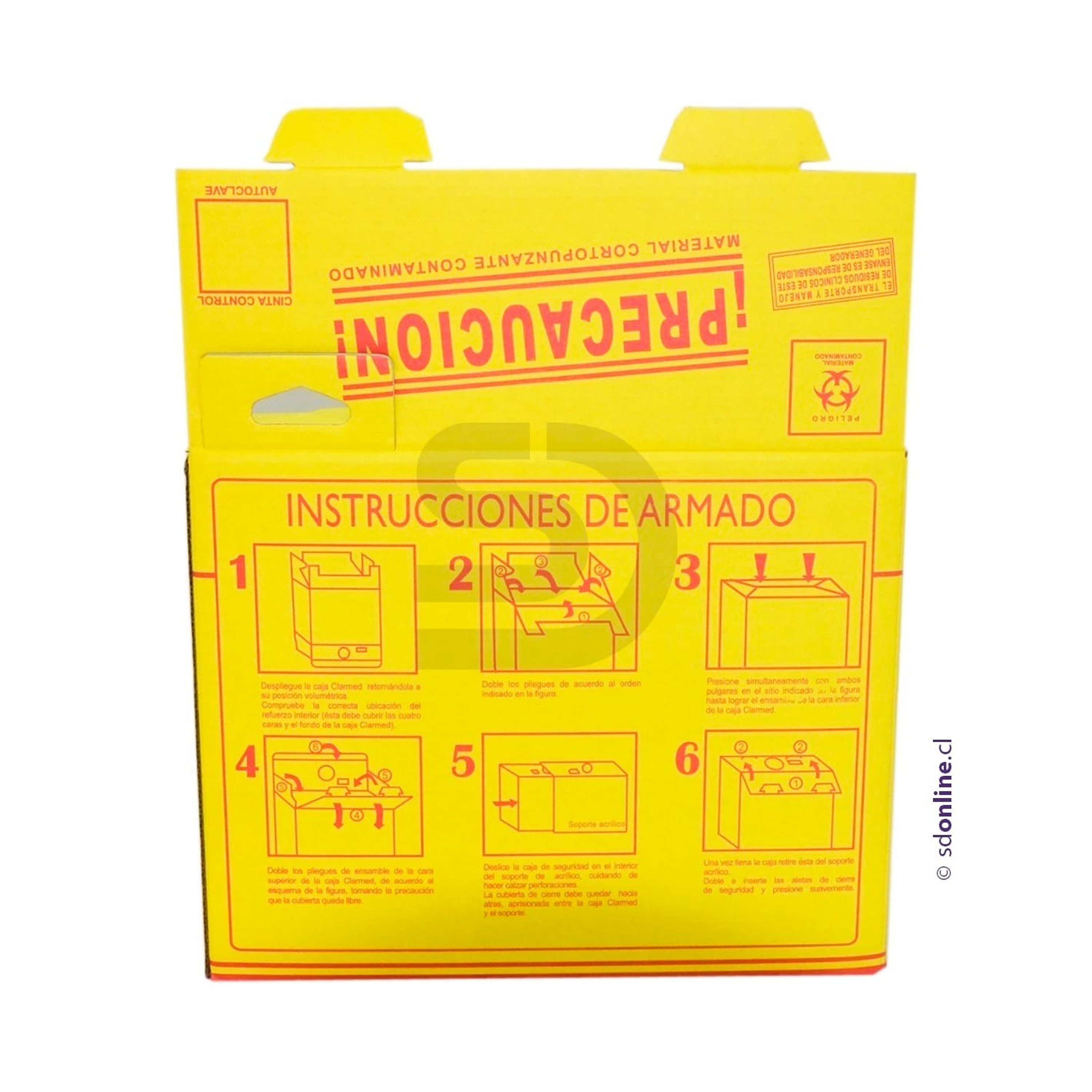 Caja desechos cortopunzantes grande 1