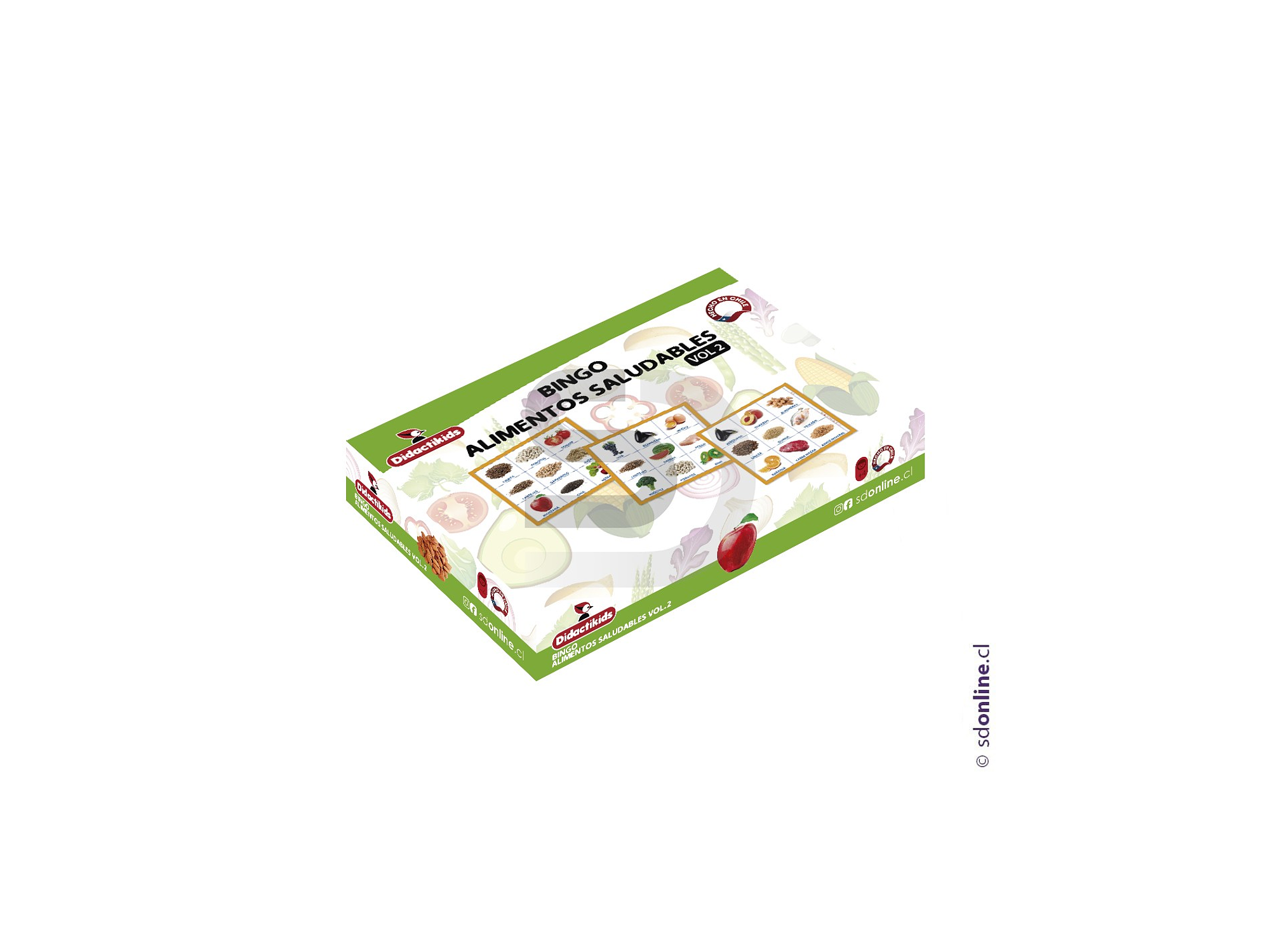 Bingo de alimentos saludables 1