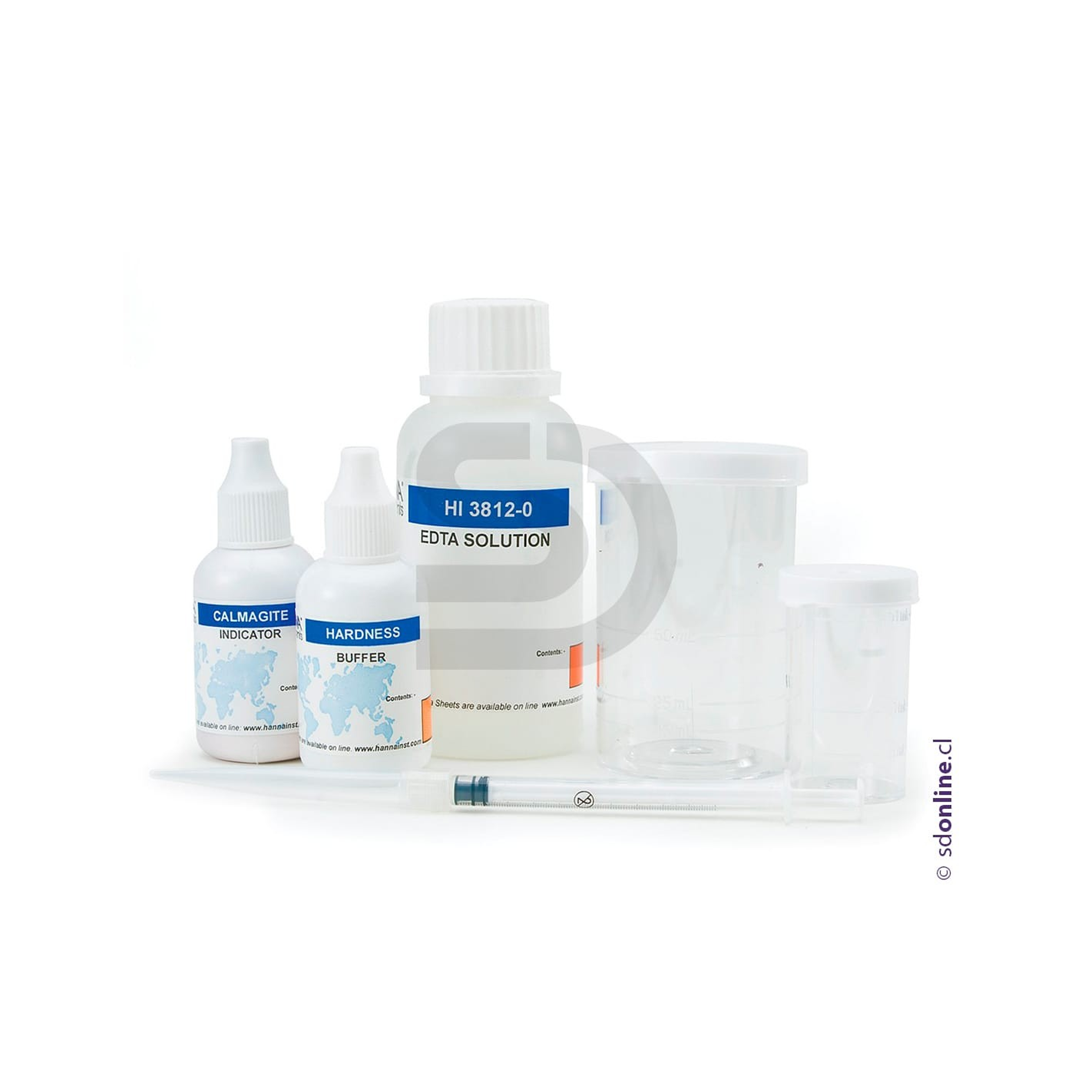 Test kit de dureza 0-300 ppm 100 test 1