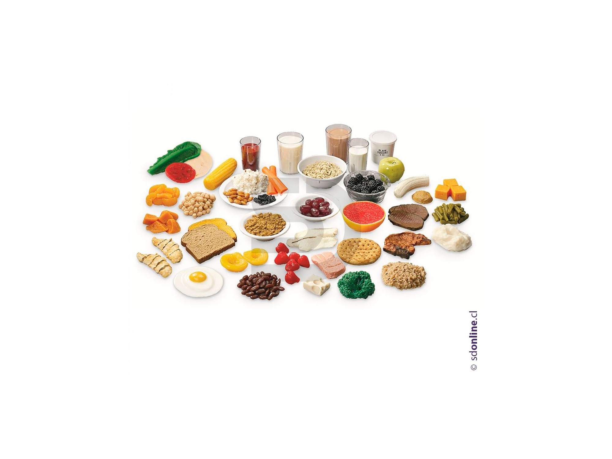 Réplicas de alimentos set mi plato 42  1